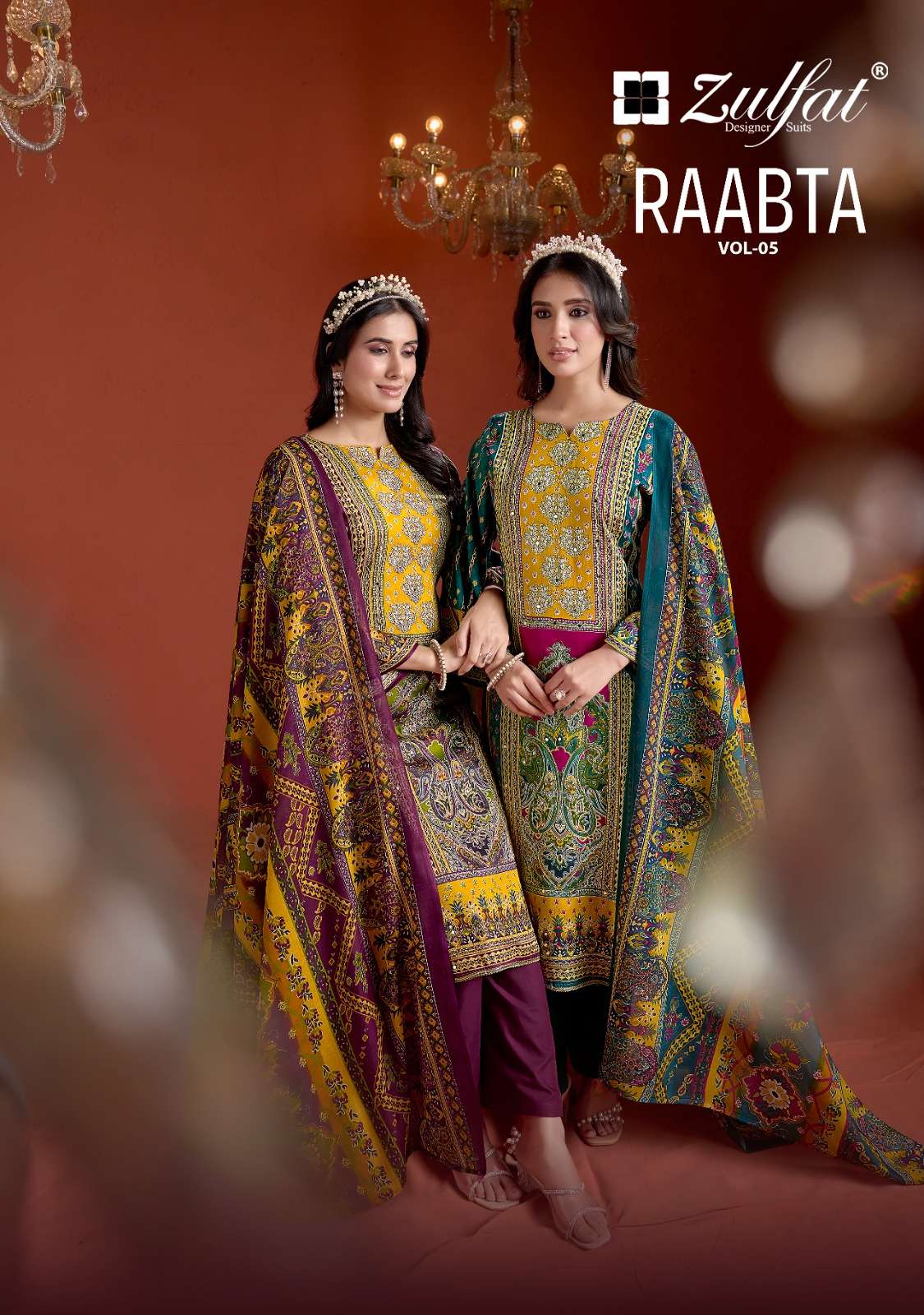 ZULFAT DESIGNER SUITS RAABTA VOL 5