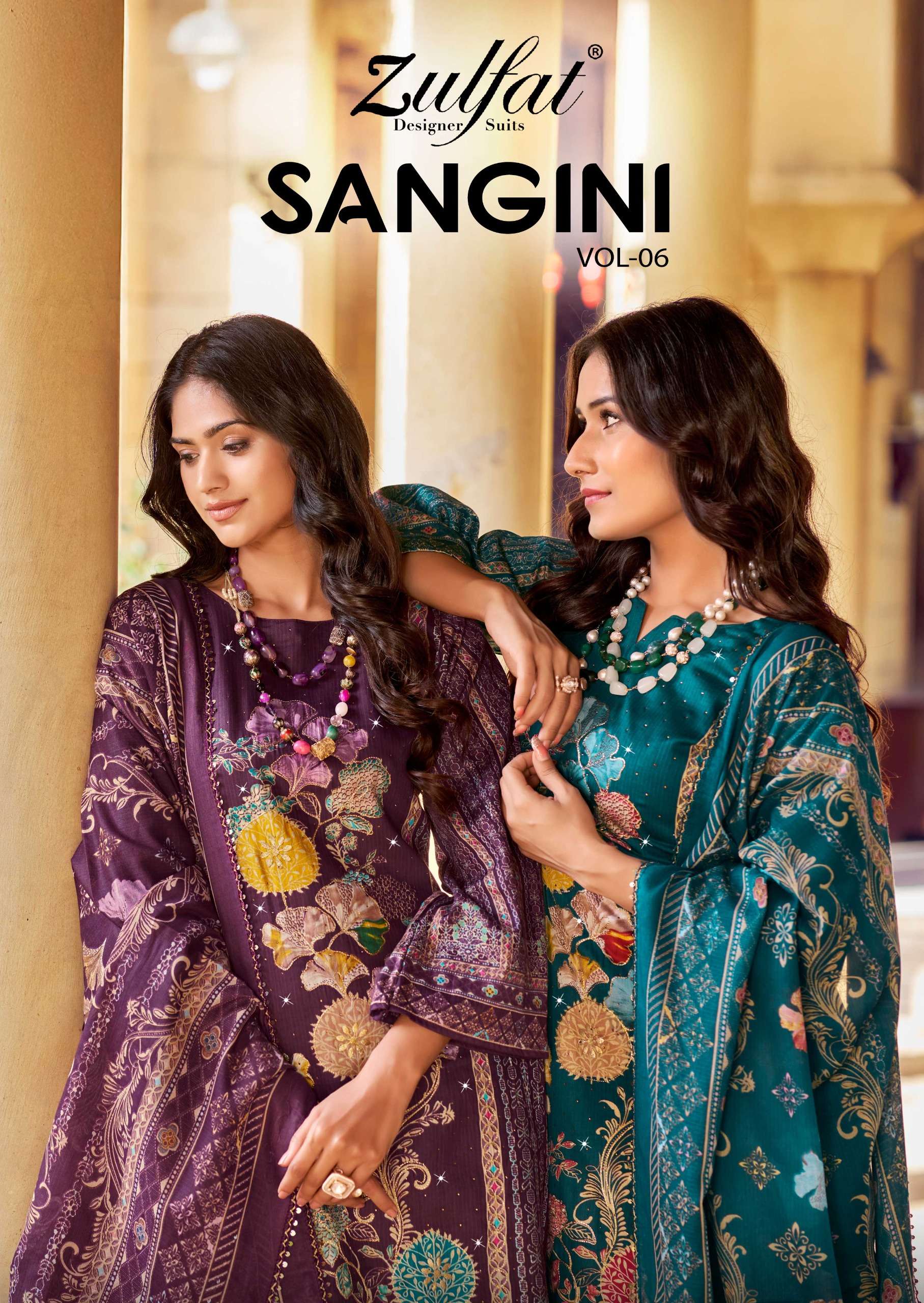 ZULFAT DESIGNER SUITS SANGINI VOL 6