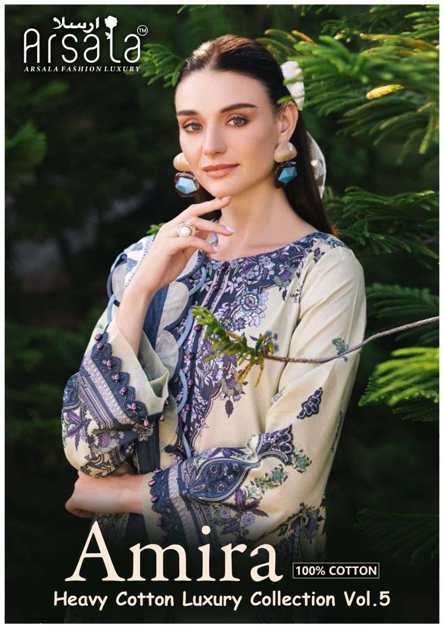 ARSALA FASHION AMIRA HEAVY COTTON LUXURY COLLECTION VOL 5
