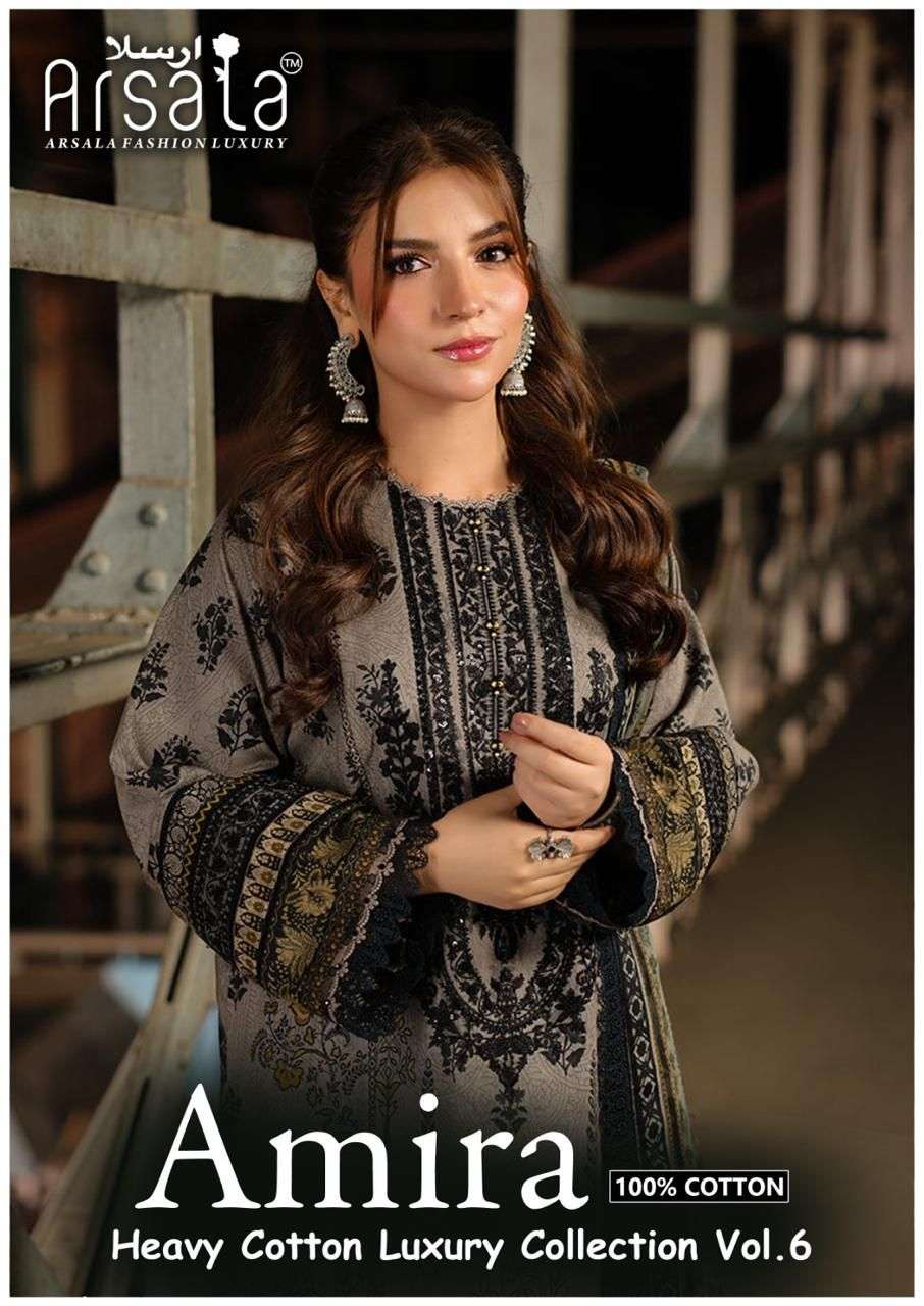ARSALA FASHION AMIRA HEAVY COTTON LUXURY COLLECTION VOL 6
