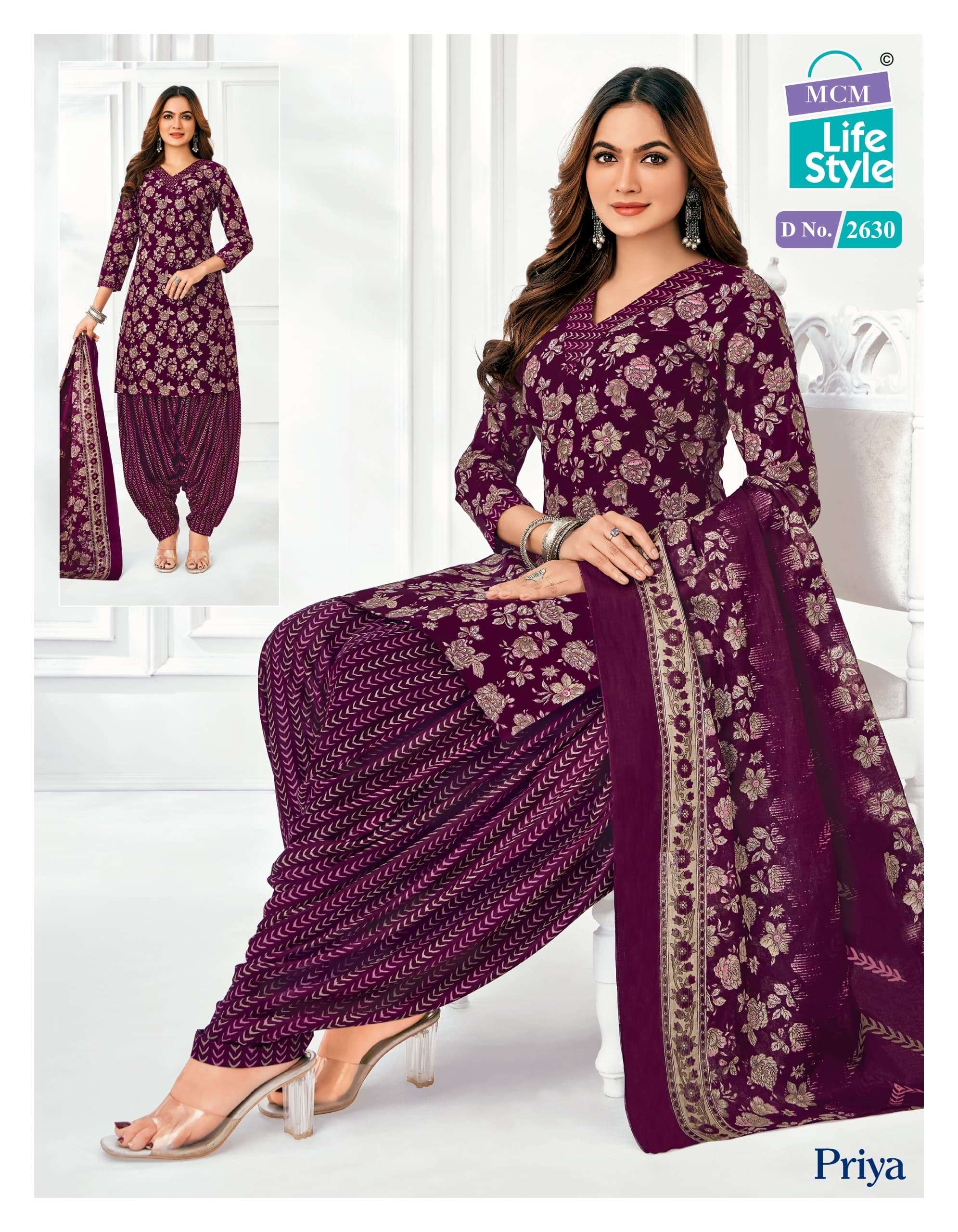 MCM LIFESTYLE PRIYA VOL 26 STITCHED COLLECTION 