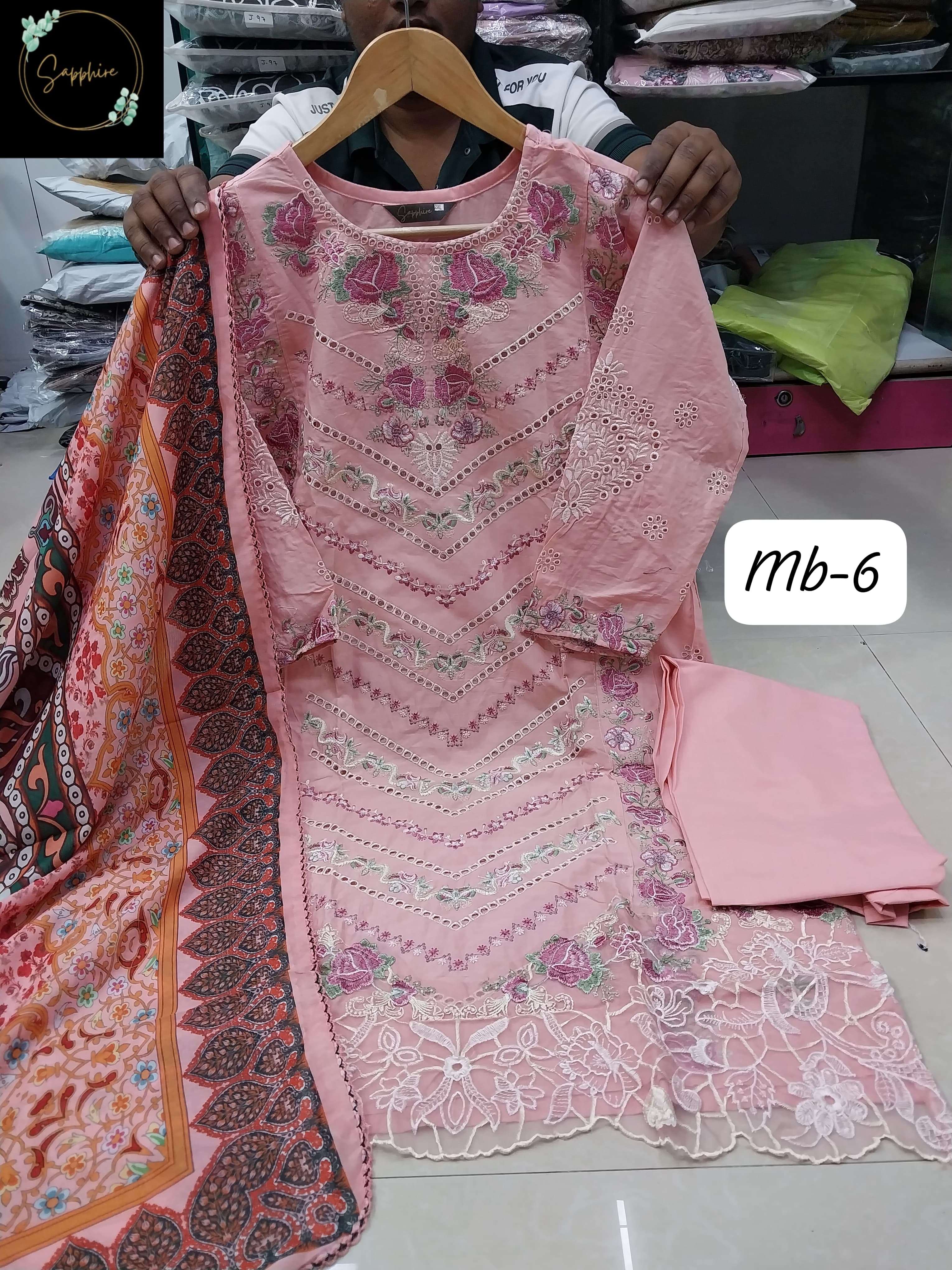 SAPPHIRE EMBROIDERED MARIA B VOL 6