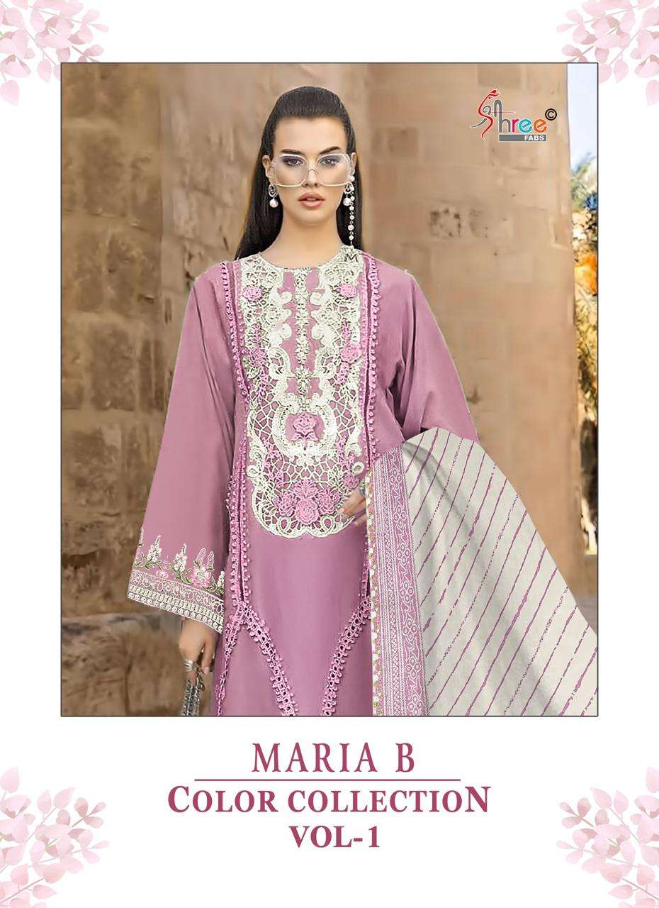 SHREE FABS MARIA B COLOUR COLLECTION VOL 1