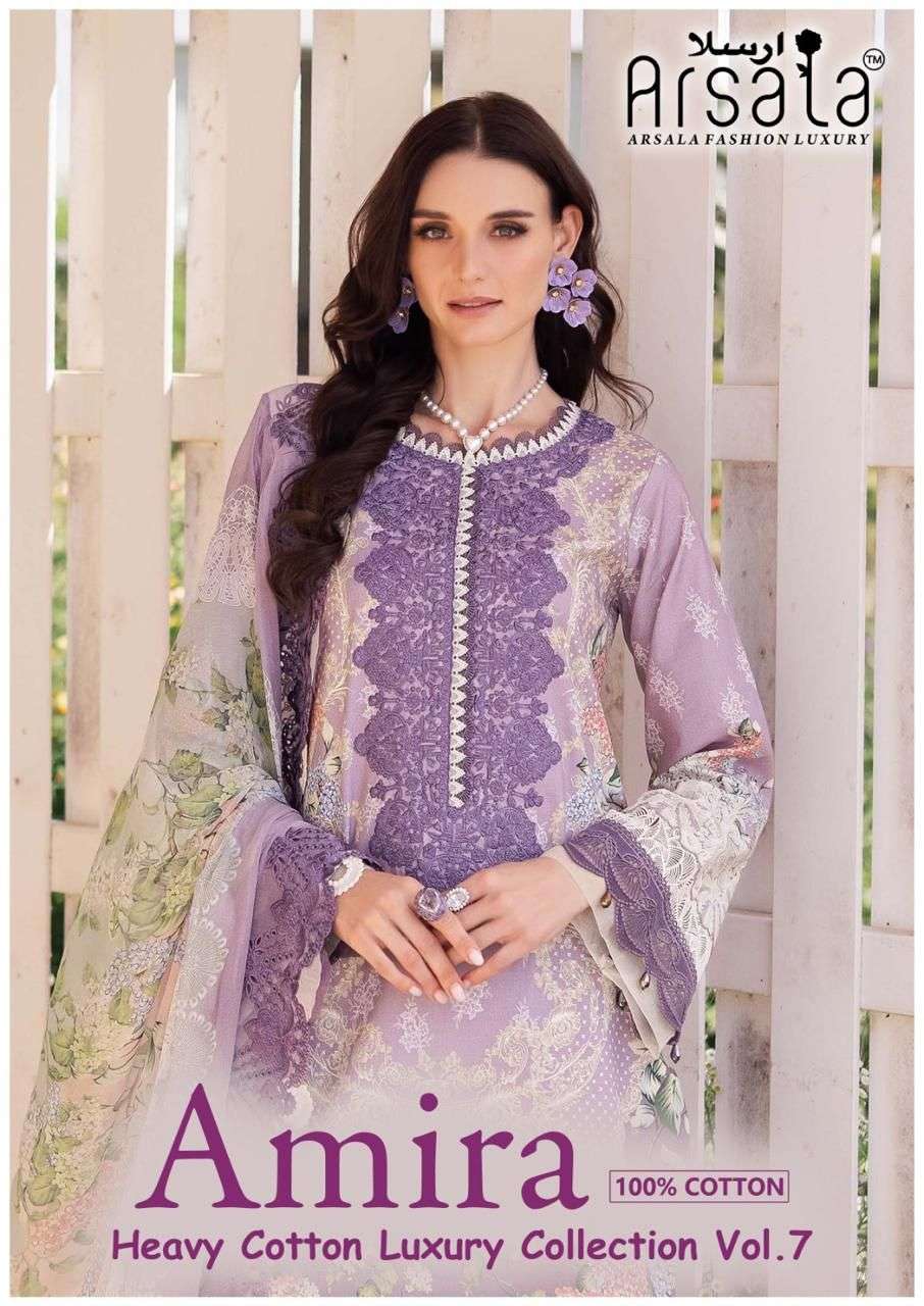 ARSALA FASHION AMIRA HEAVY COTTON LUXURY COLLECTION VOL 7 