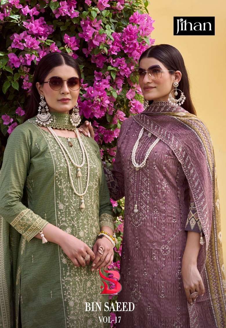 JIHAN BIN SAEED LAWN COLLECTION VOL 17