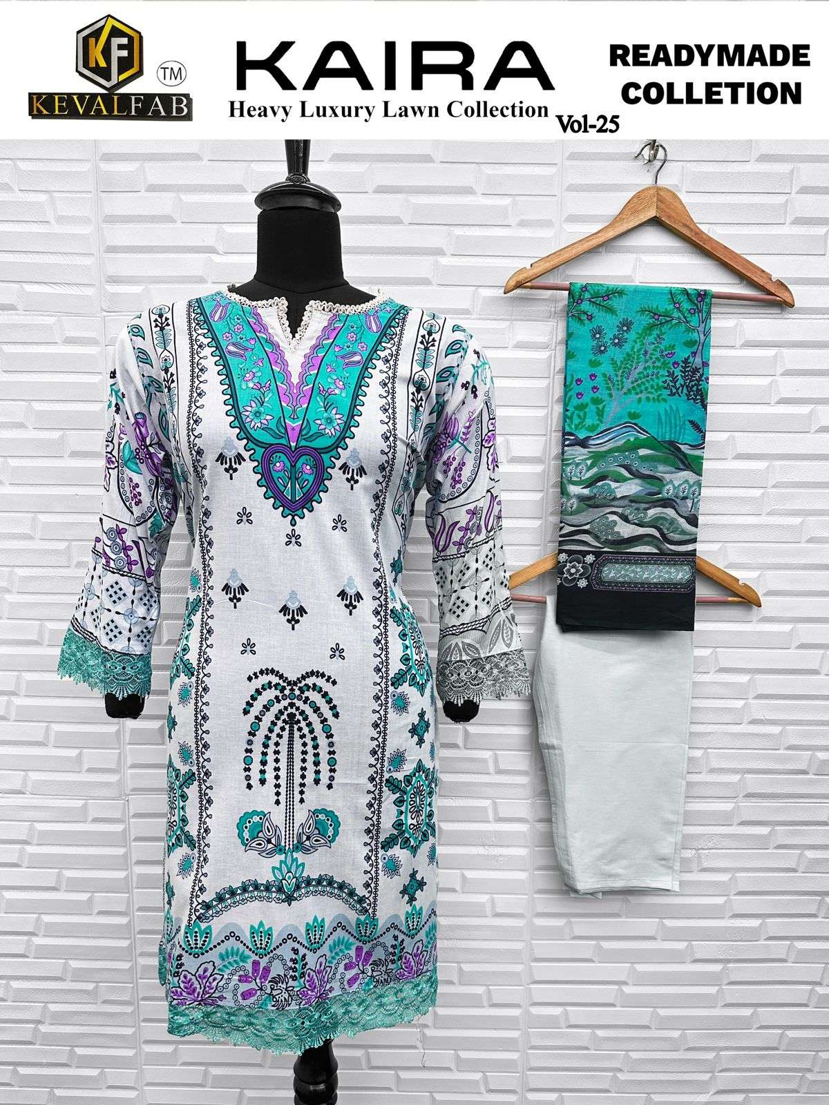KEVAL FAB KAIRA VOL 25 READY MADE COLLECTION