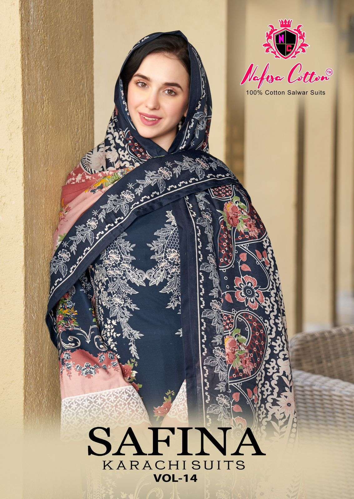 NAFISA COTTON SAFINA KARACHI SUITS VOL 14