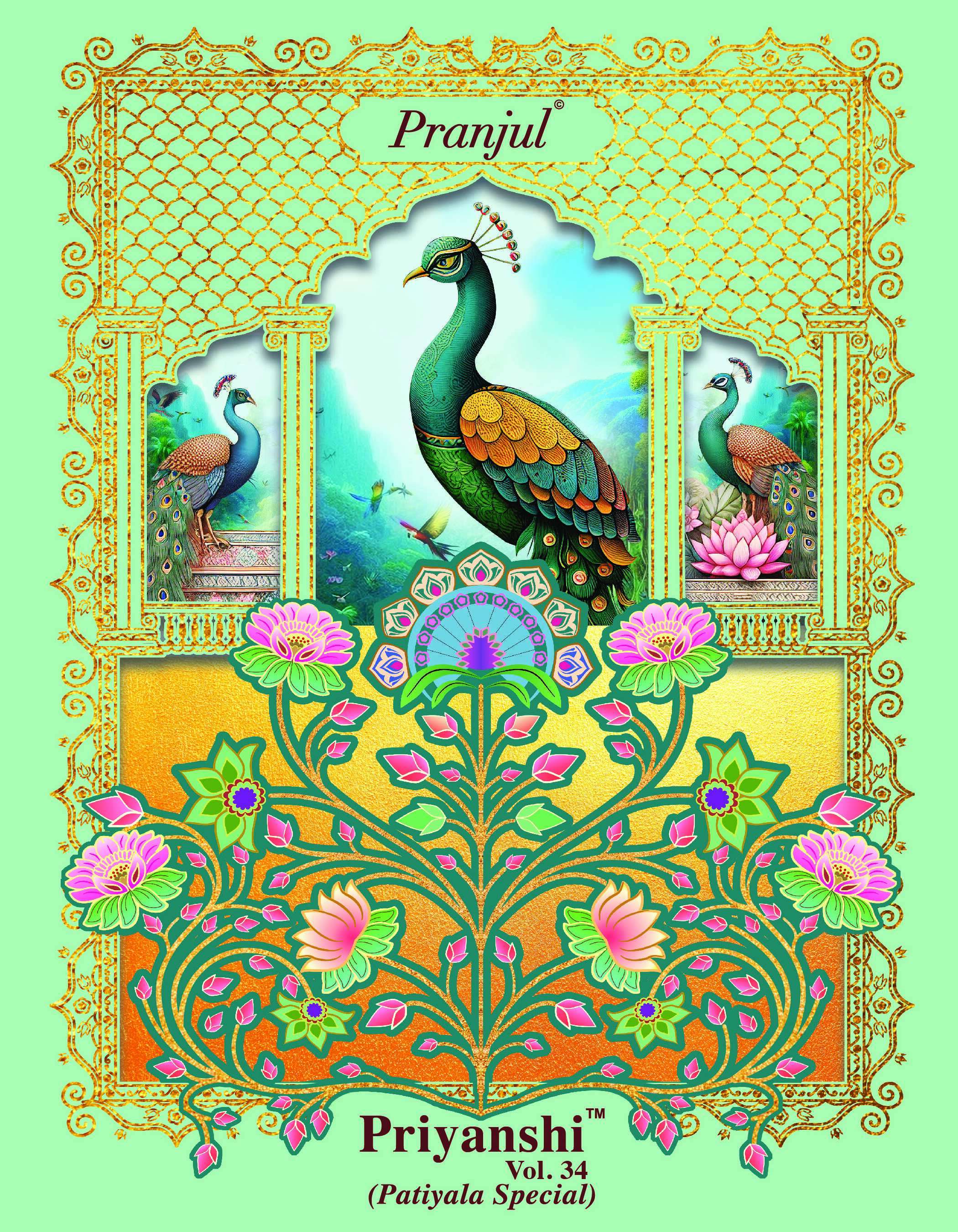 PRANJUL FASHION PRIYANSHI VOL 34