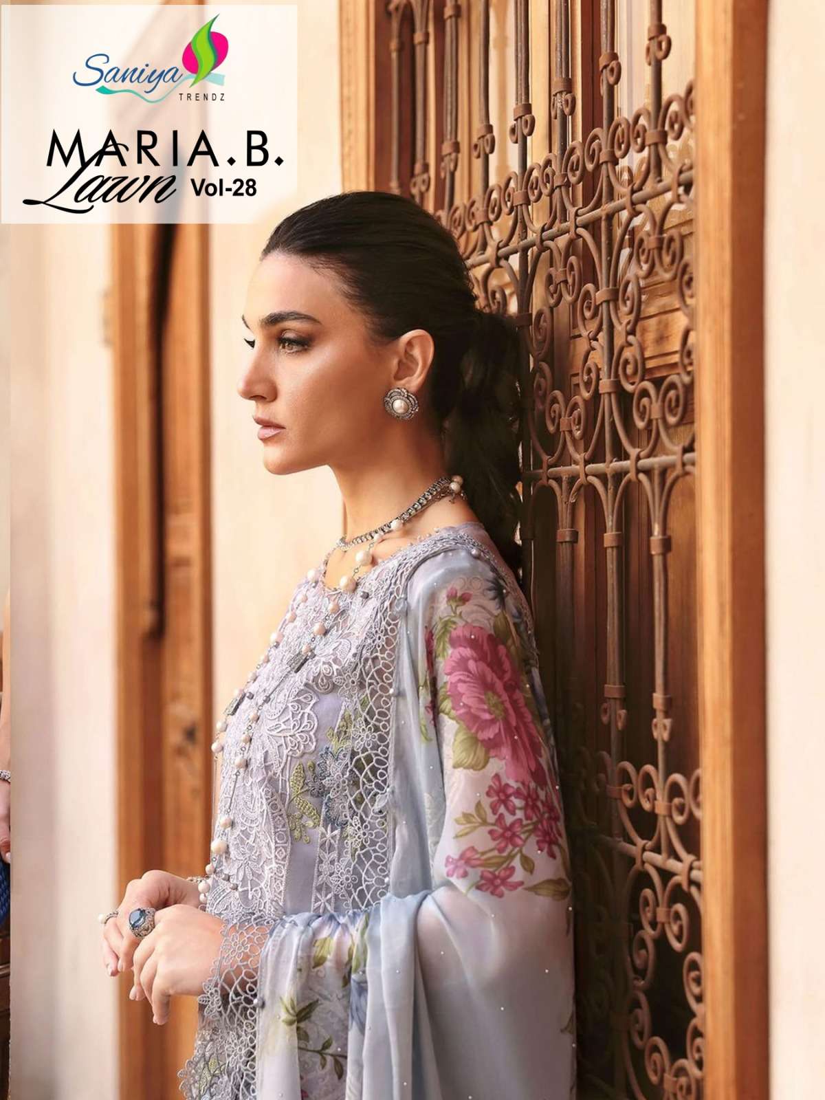 SANIYA TRENDZ MARIA B LAWN VOL 28 