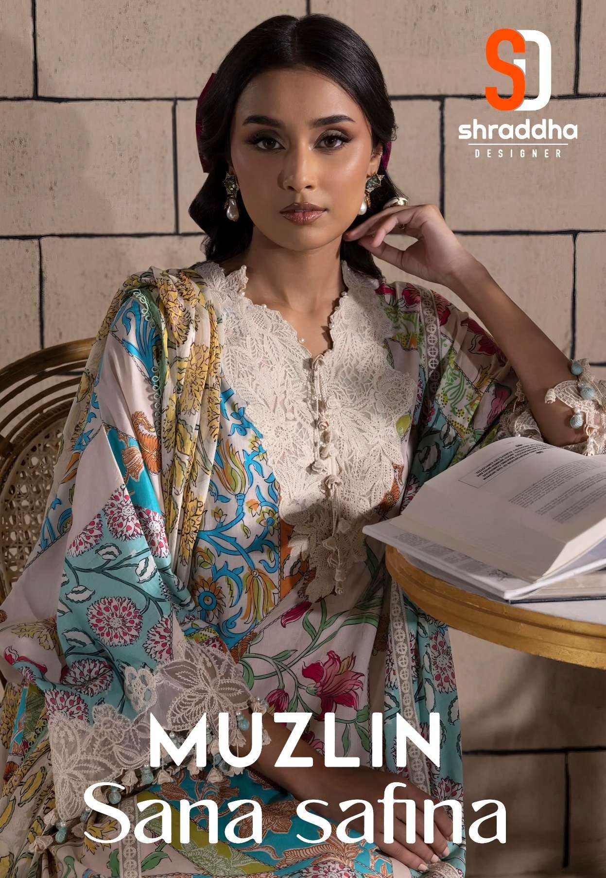 SHARADDHA DESIGNER MUZLIN SANA SAFINAZ