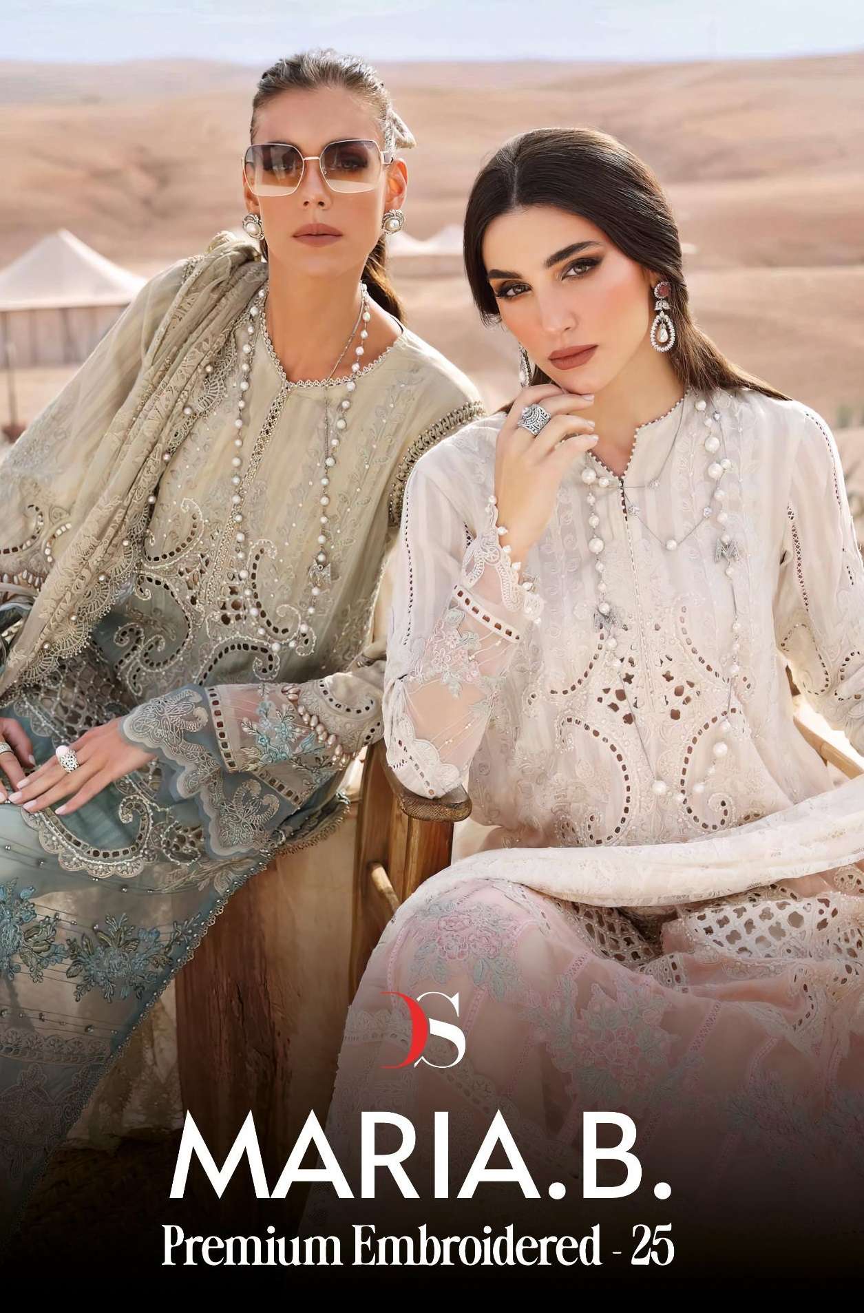 SHREE FABS MARIA B PREMIUM EMBROIDERED 25