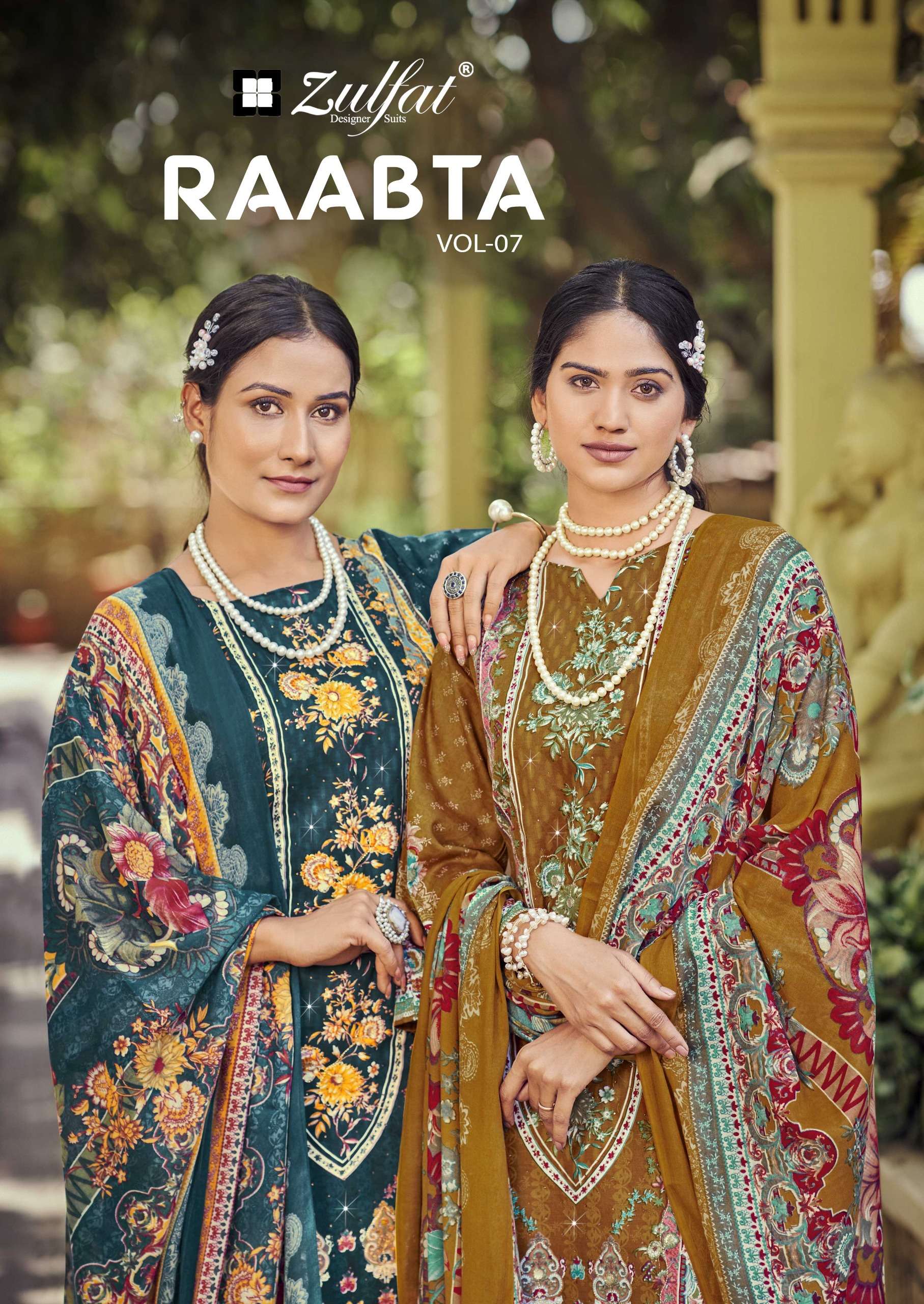 ZULFAT DESIGNER SUITS RAABTA VOL 7 
