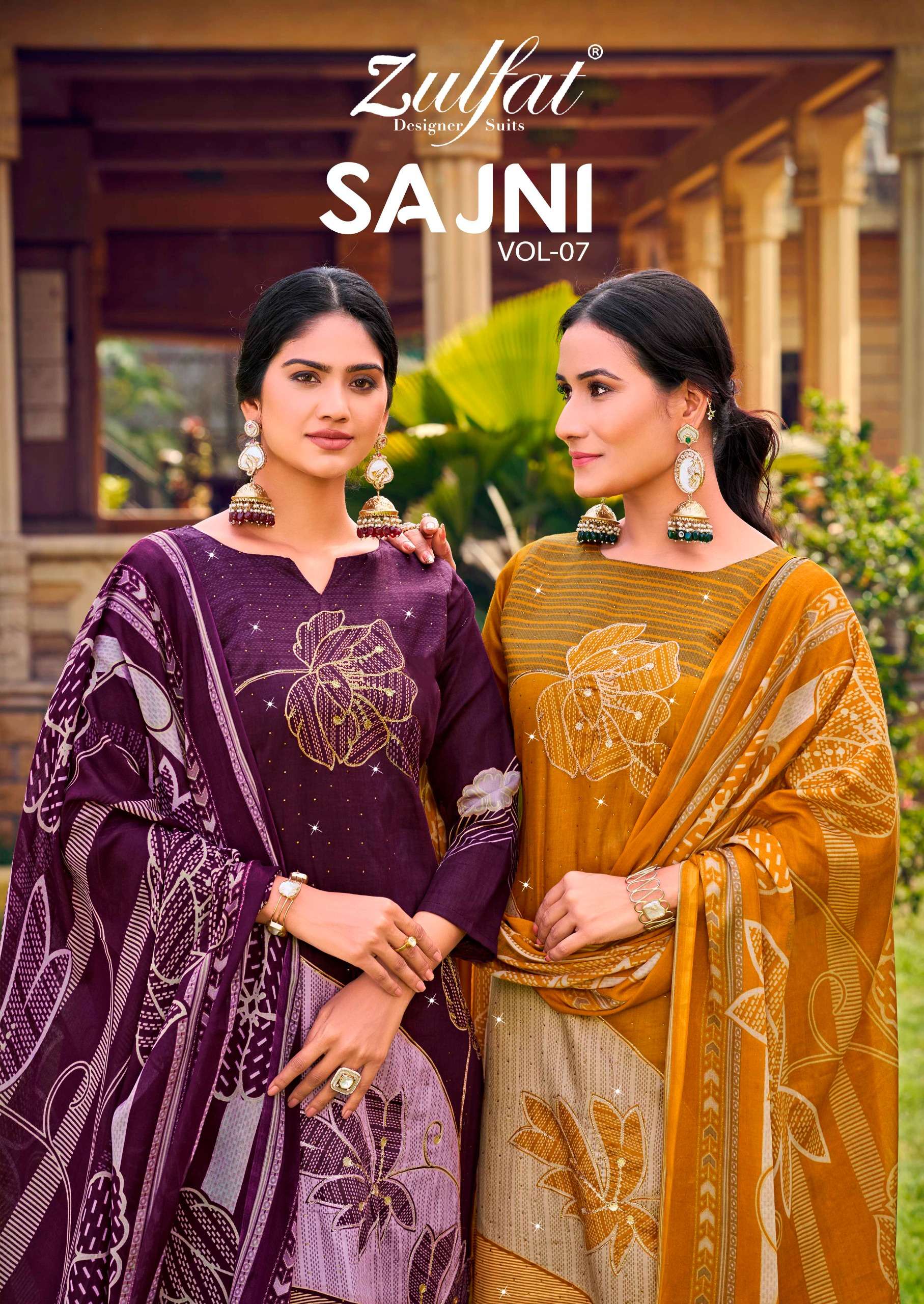 ZULFAT DESIGNER SUITS SAJNI VOL 7