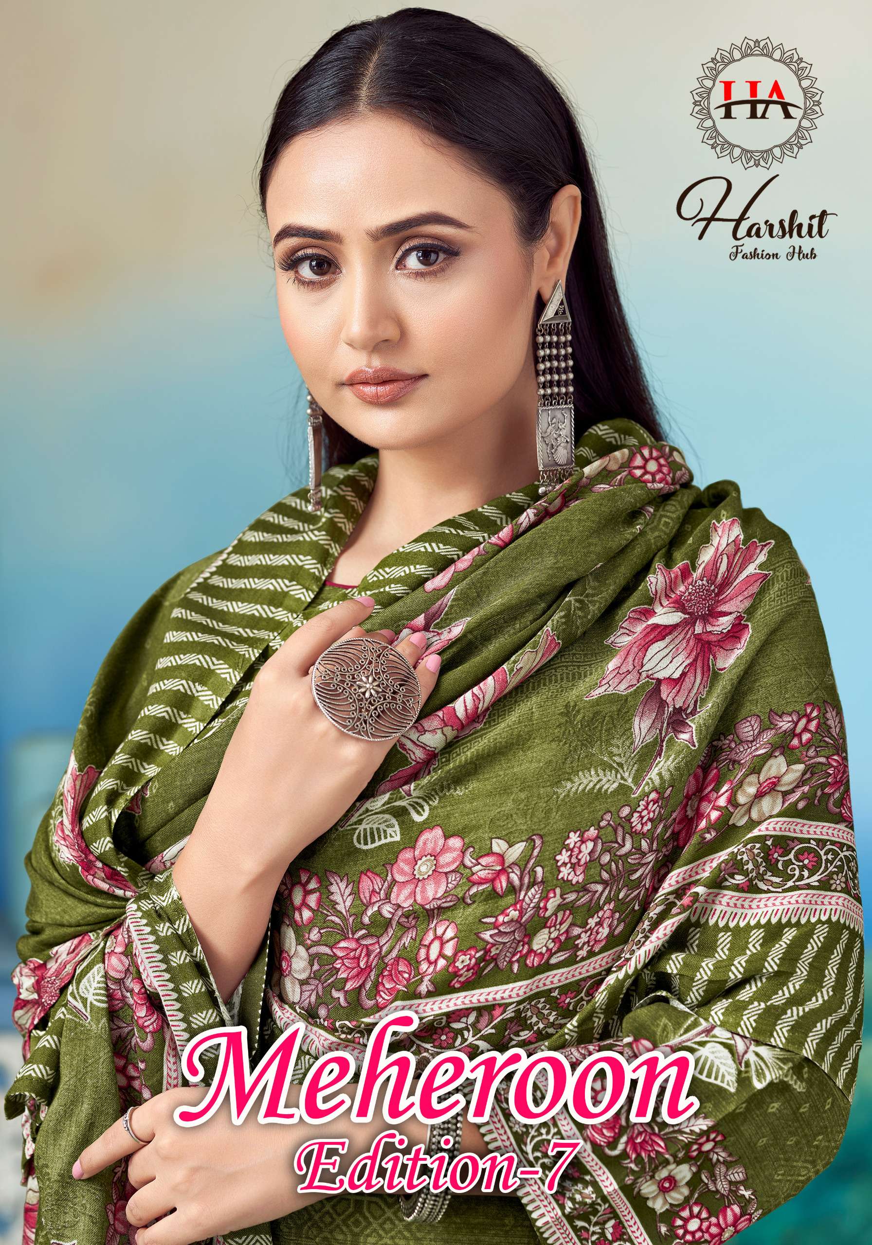 ALOK SUITS MEHEROON EDITION VOL 7 