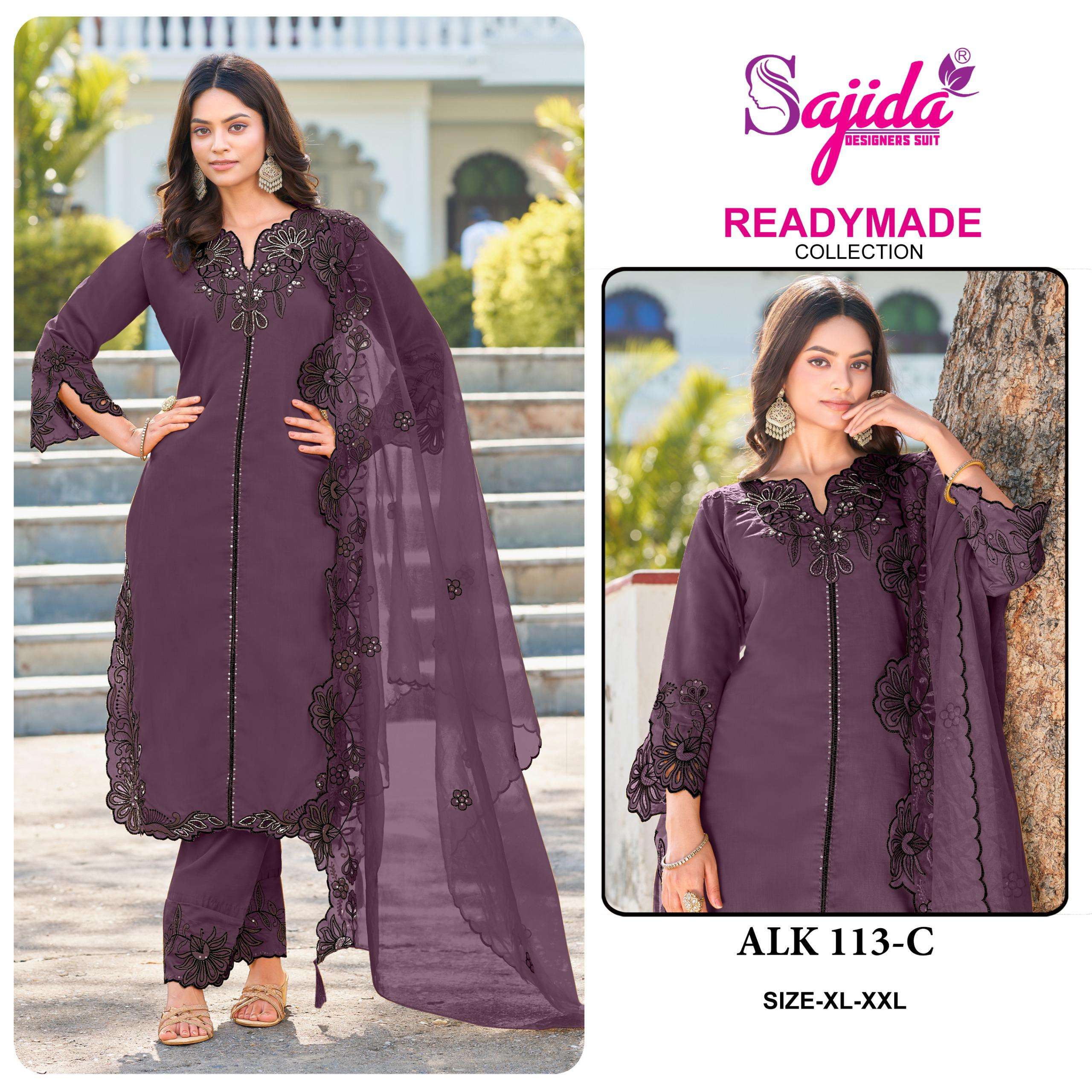 SAJIDA DESIGNER ALK 113