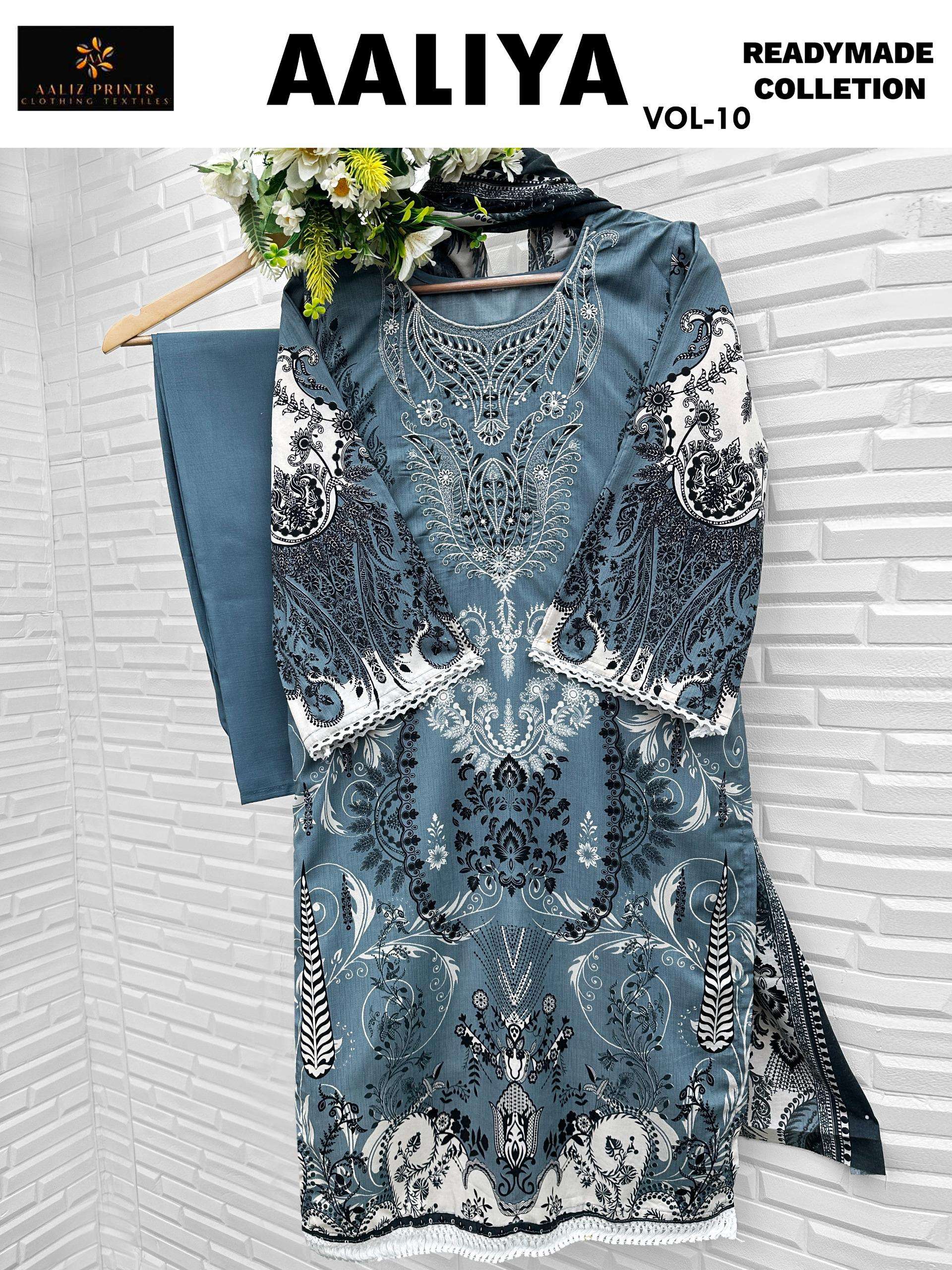 AALIZ PRINTS AALIYA VOL 10 READY MADE COLLECTION 