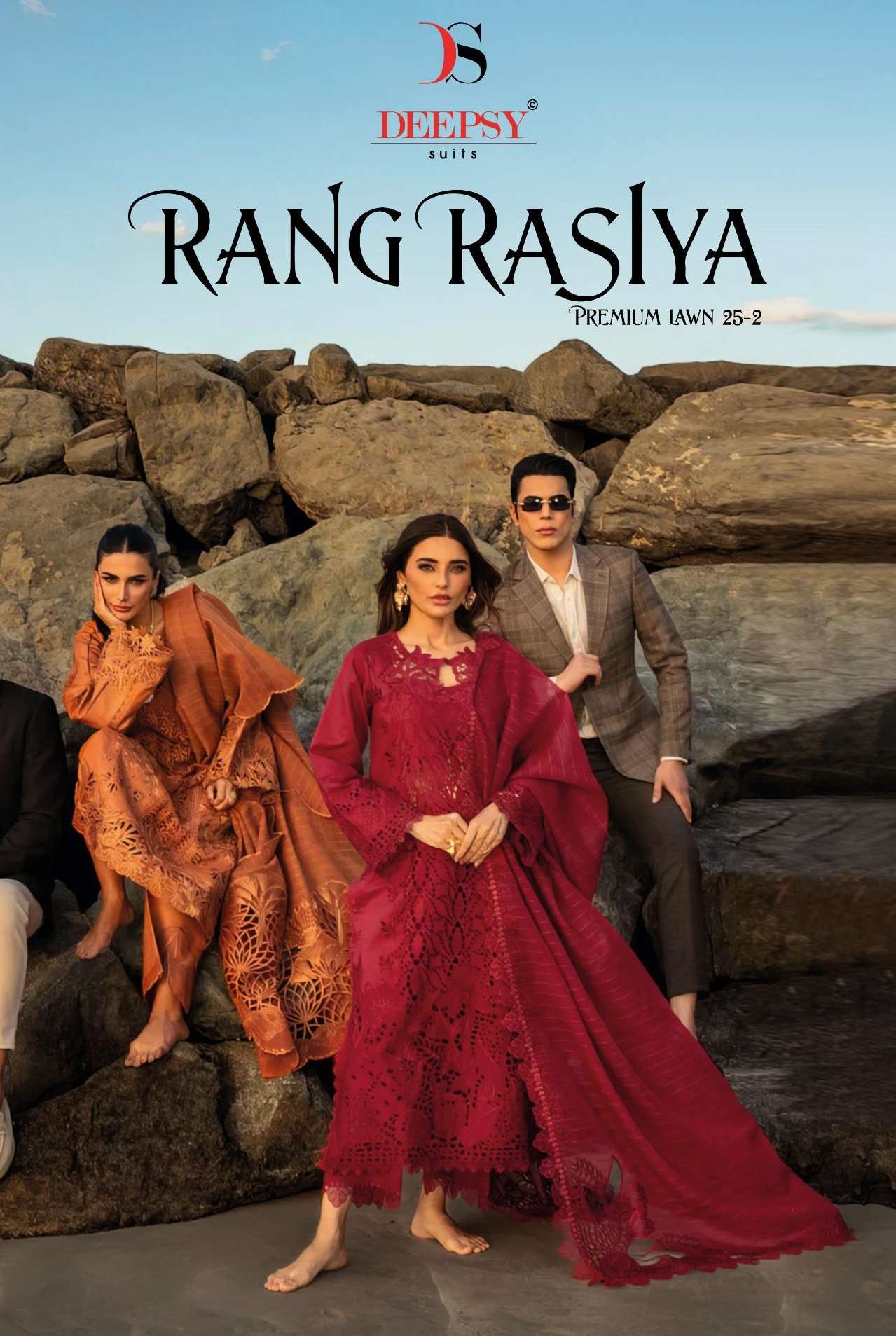 DEEPSY SUITS  RANG RASIYA PREMIUM LAWN 25 VOL 2 