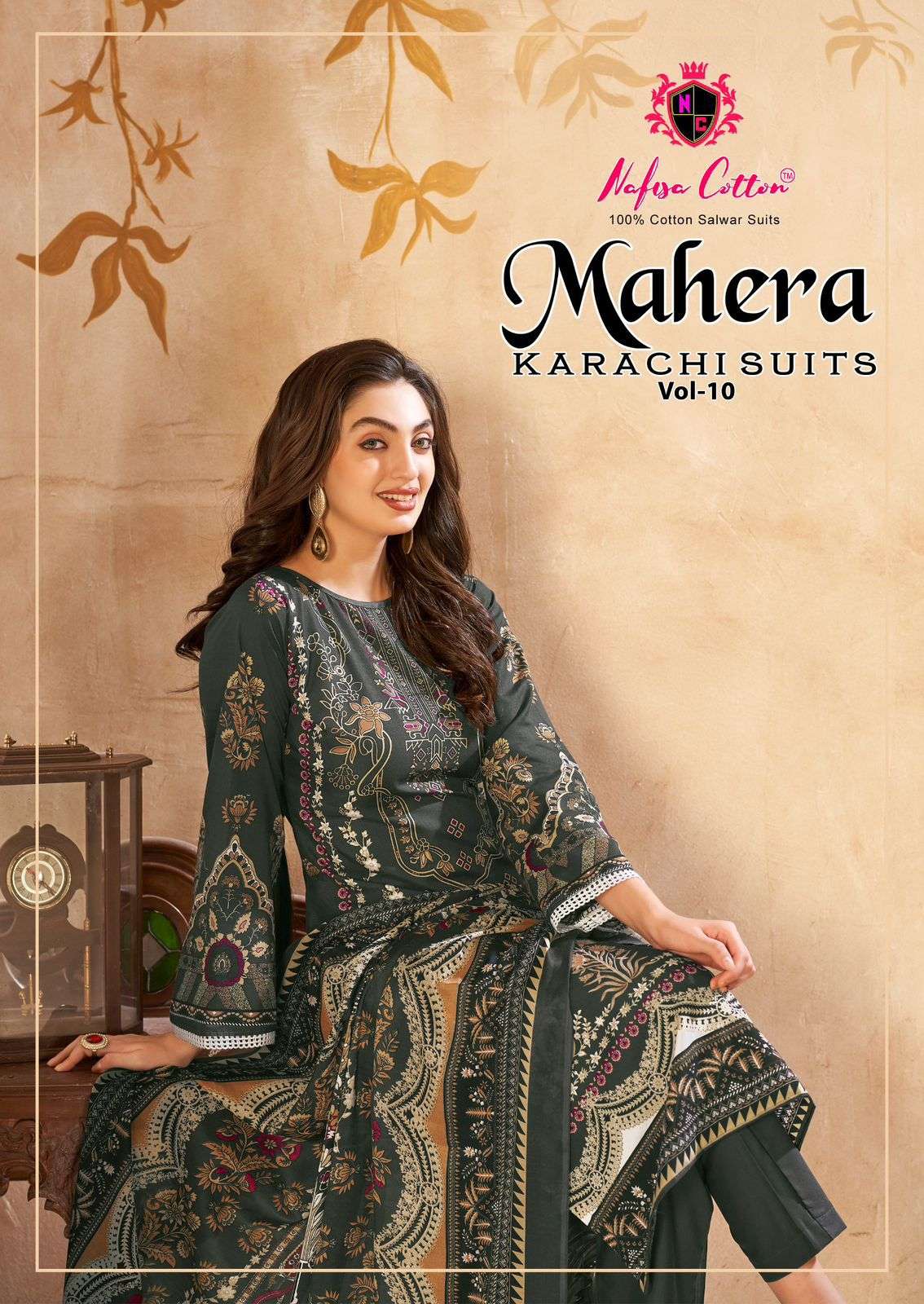 NAFISA COTTON MAHERA KARACHI SUITS VOL 10