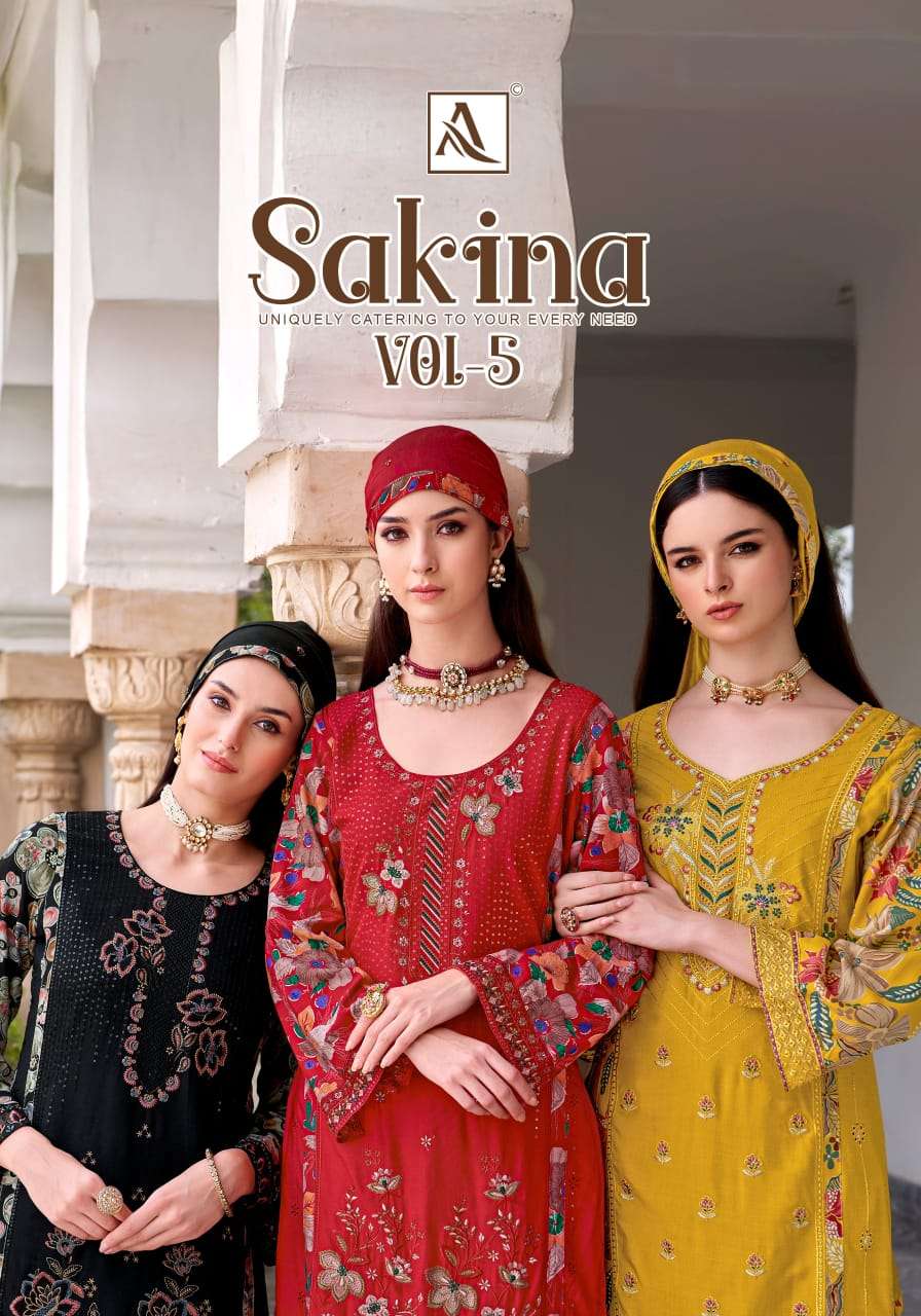 ALOK SUITS SAKINA VOL 5