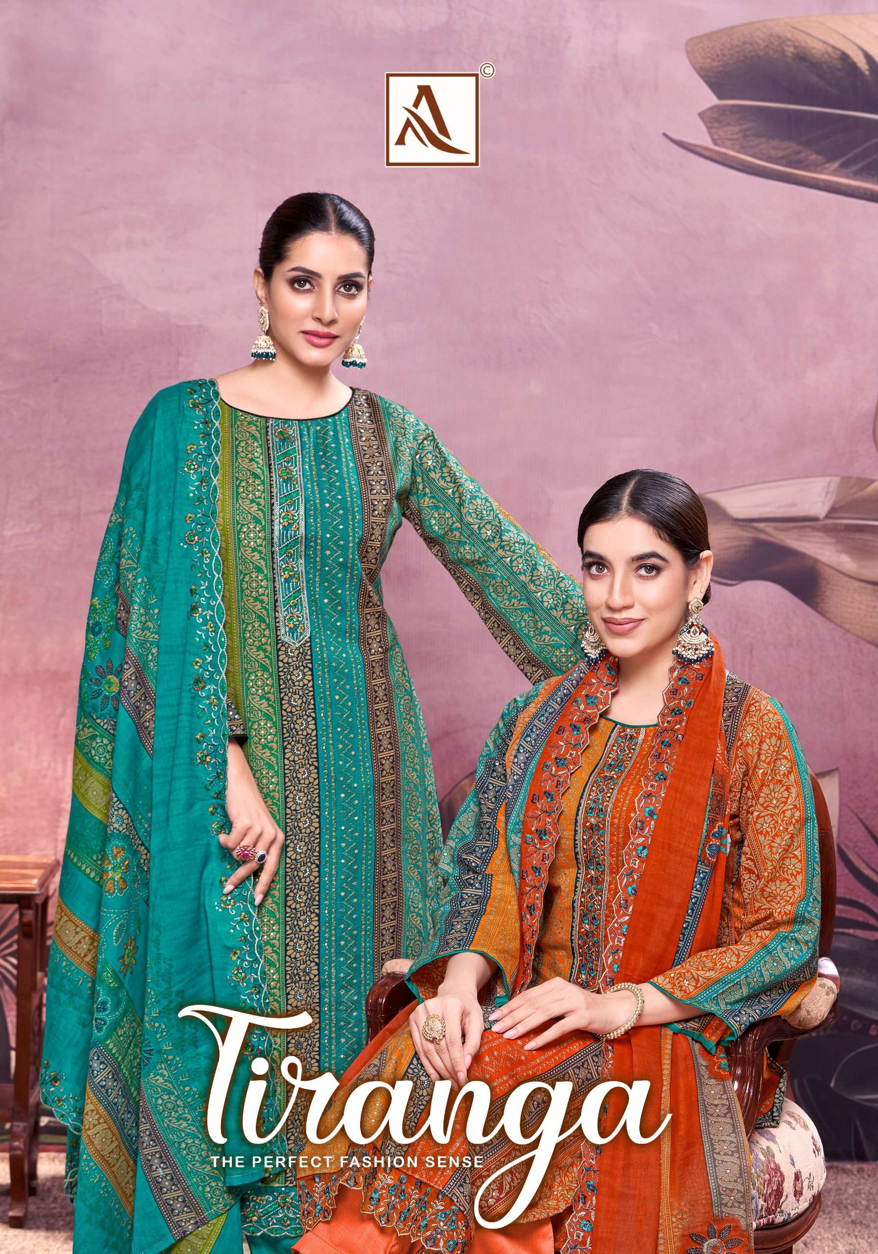ALOK SUITS TIRANGA COTTON PRINT WITH FANCY EMBROIDERY WORK SUIT