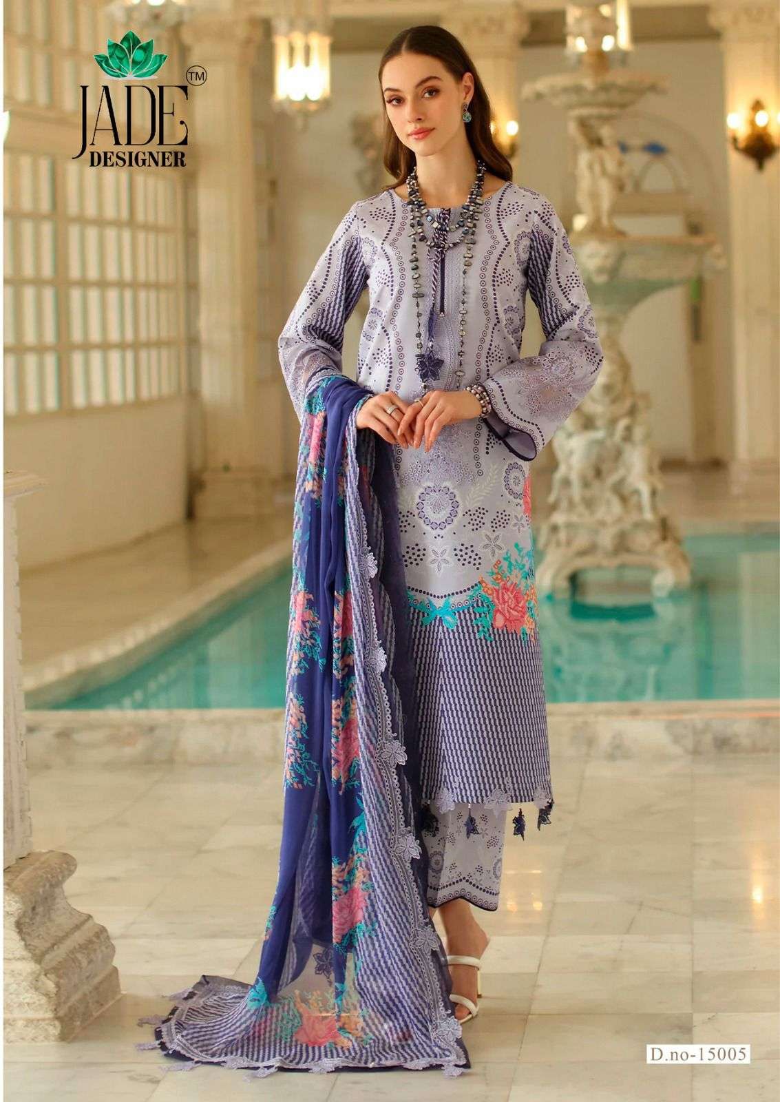 JADE CRIMSON EXCLUSIVE HEAVY LAWN COLLECTION VOL 15 READY MADE COLLECTION 