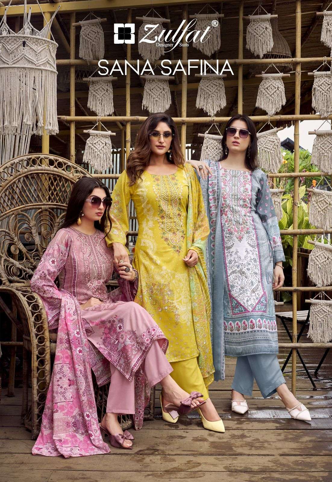 ZULFAT DESIGNER SUITS SANA SAFINA