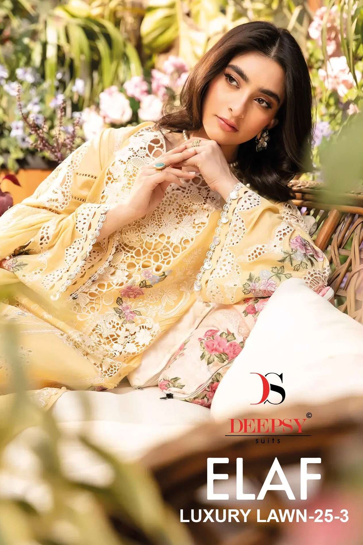 DEEPSY SUITS ELAF LUXURY LAWN 25 VOL 3