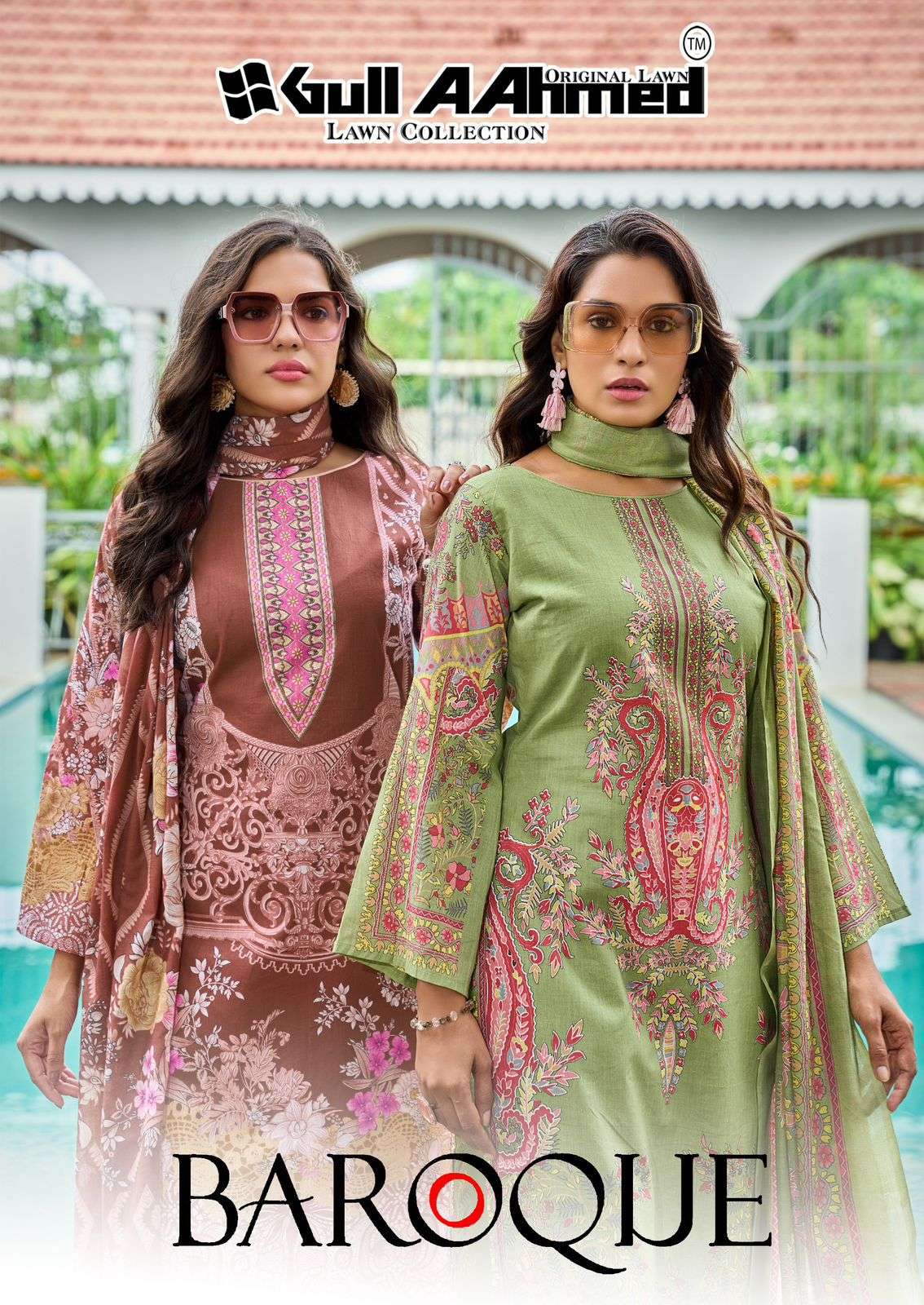 GULL AAHMED BAROQUE VOL 2 LAWN COTTON DIGITAL PRINTS SALWAR SUIT