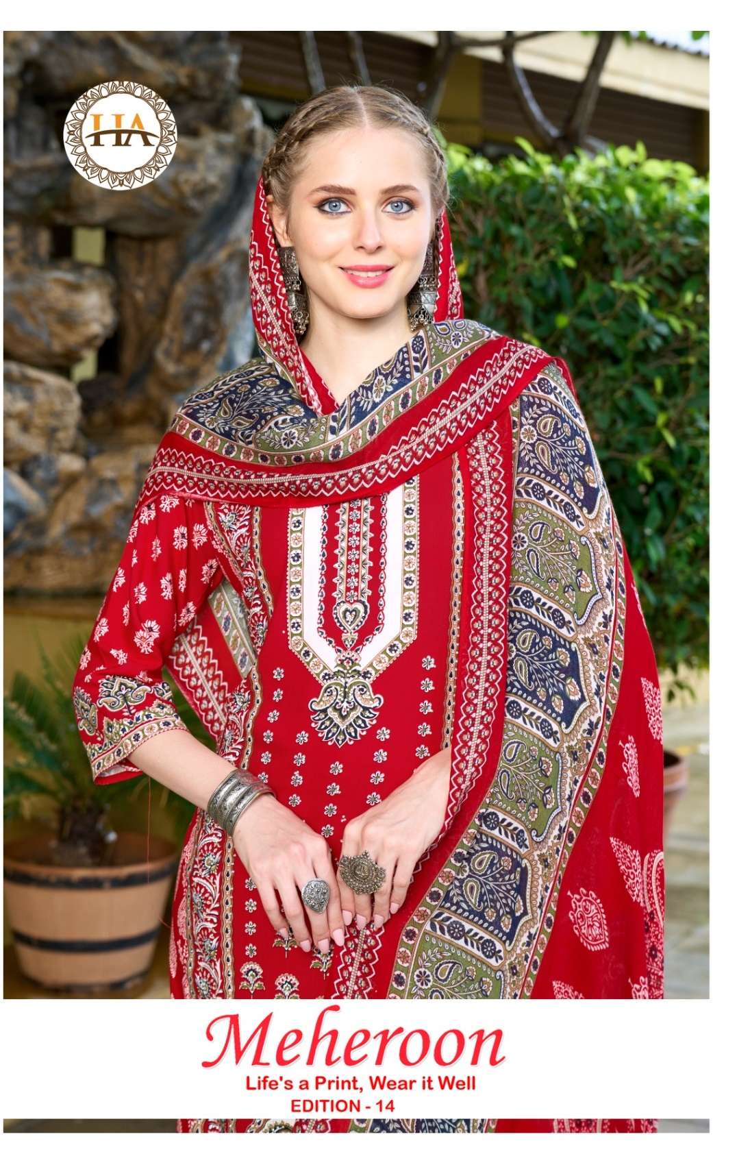 HARSHIT FASHION HUB MEHEROON EDITION 14 