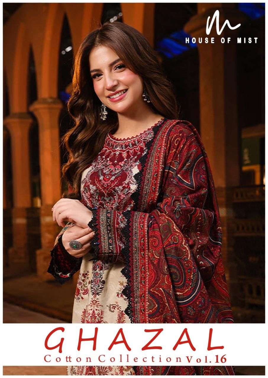 HOUSE OF MIST GHAZAL COTTON COLLECTION VOL 16 