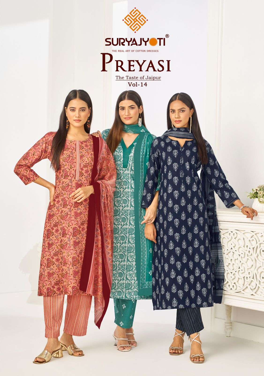 SURYAJYOTI PREYASI VOL 14 UNSTITCH COLLECTION