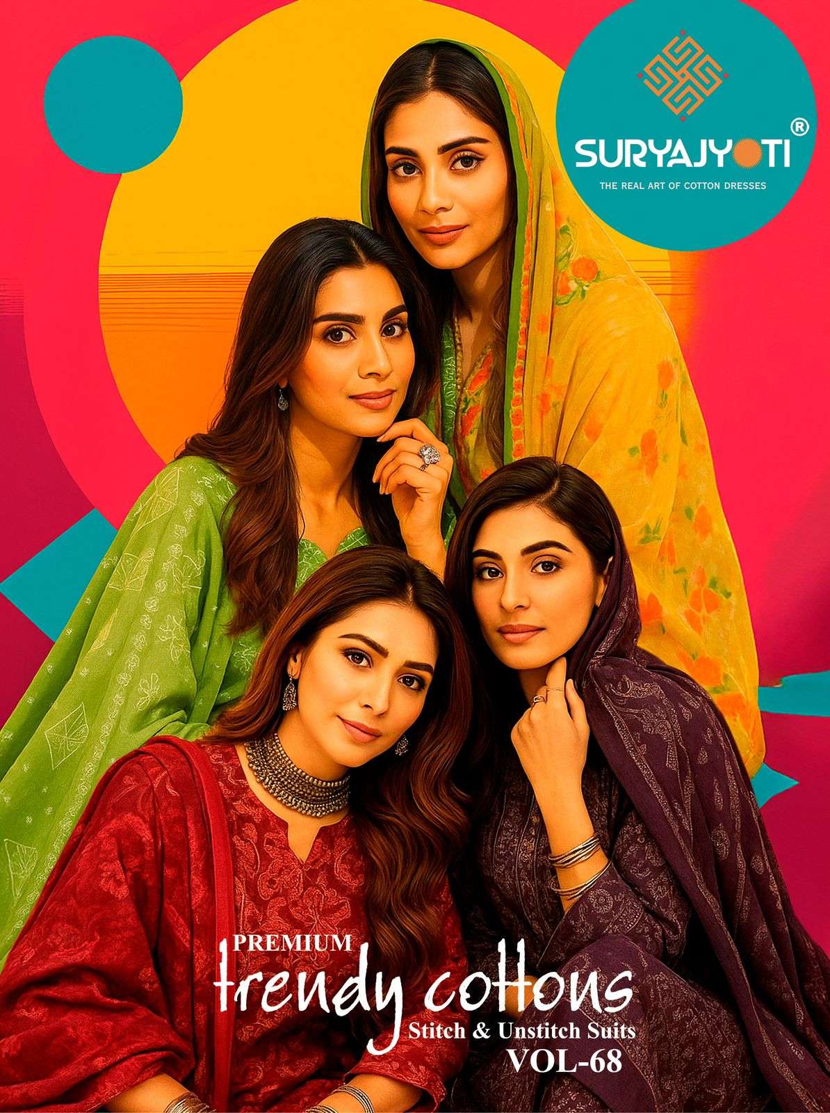 SURYAJYOTI TRENDY COTTON VOL 68 