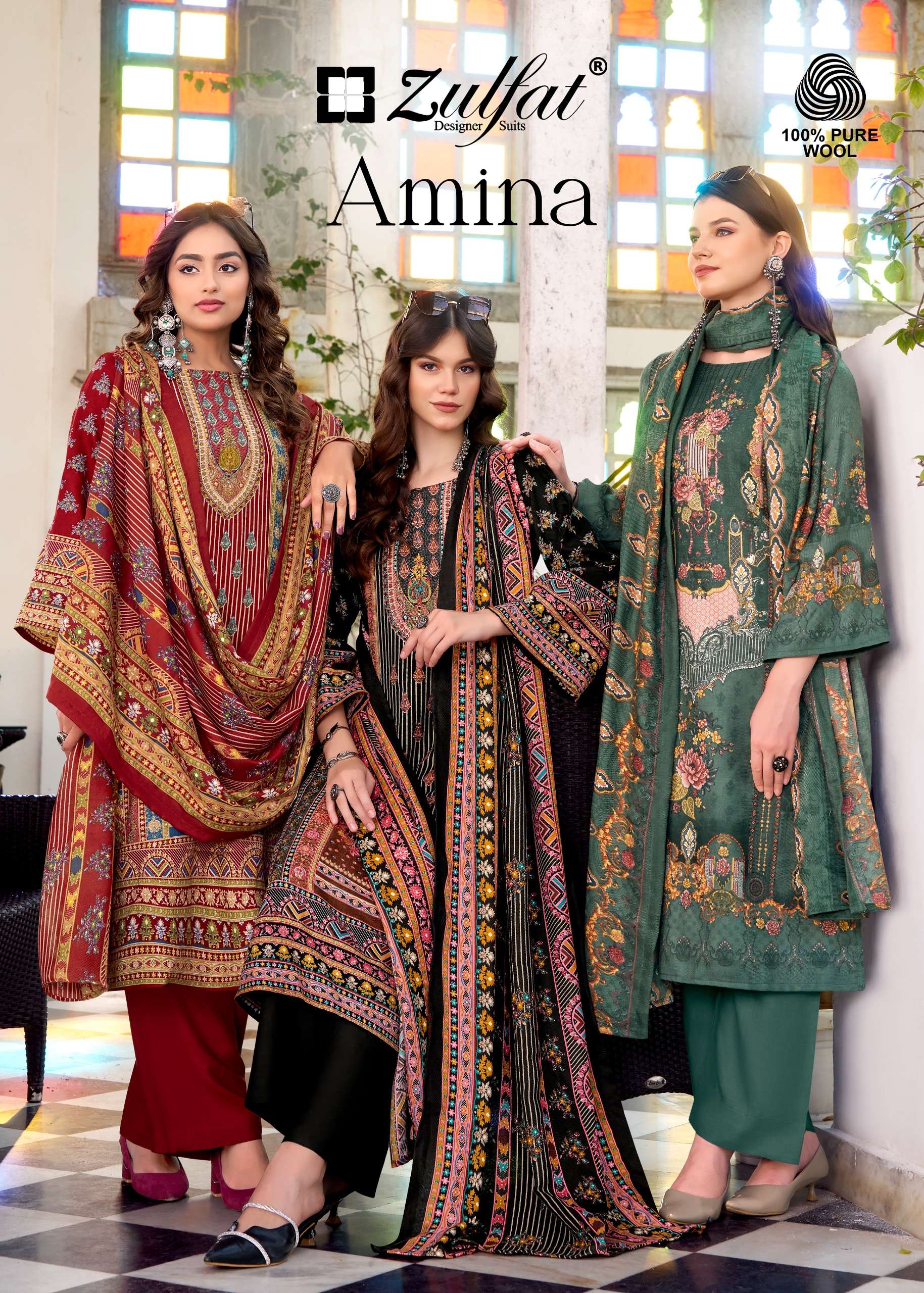 ZULFAT DESIGNER SUITS AMINA 