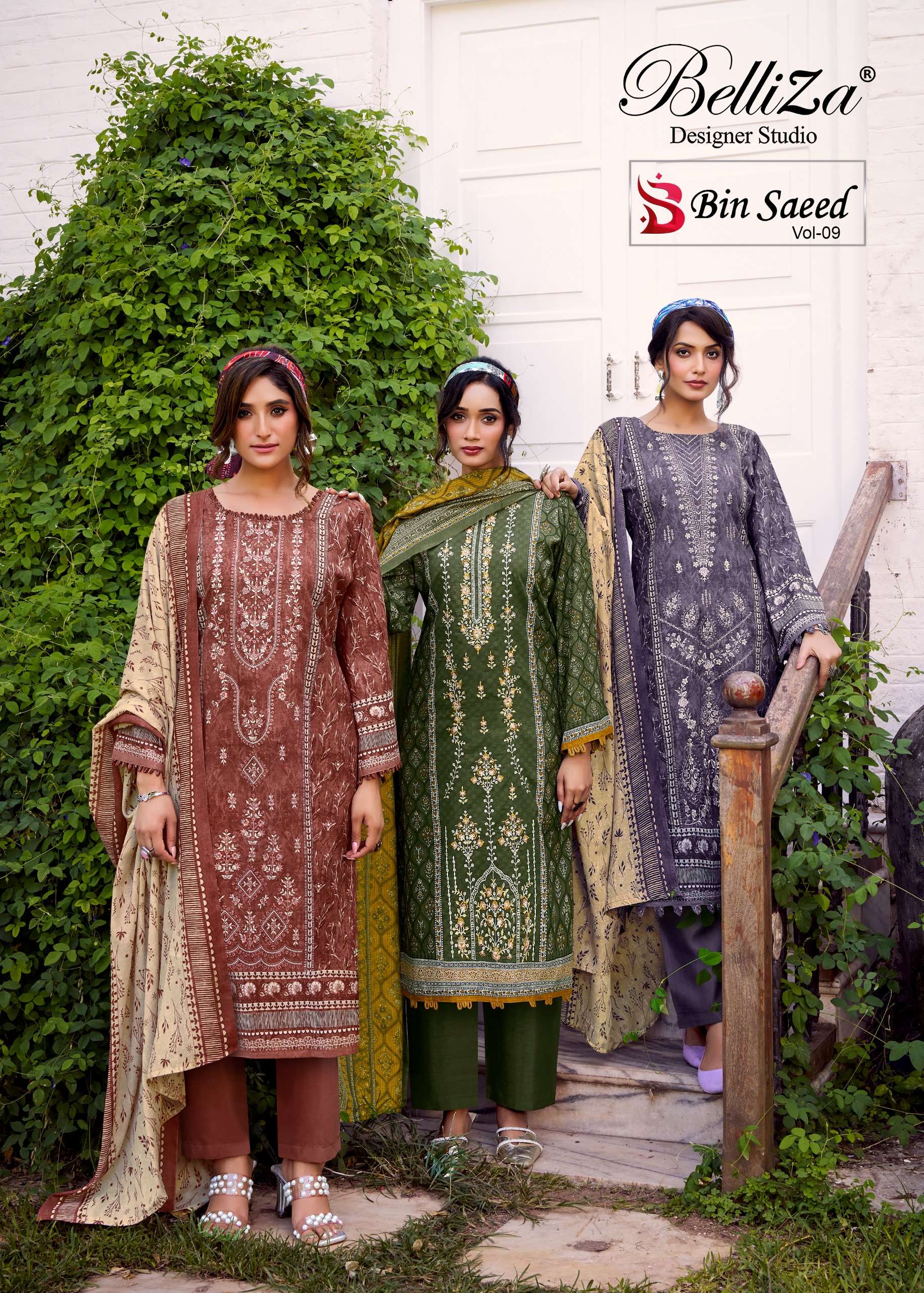BELLIZA DESIGNER STUDIO BIN SAEED VOL 9