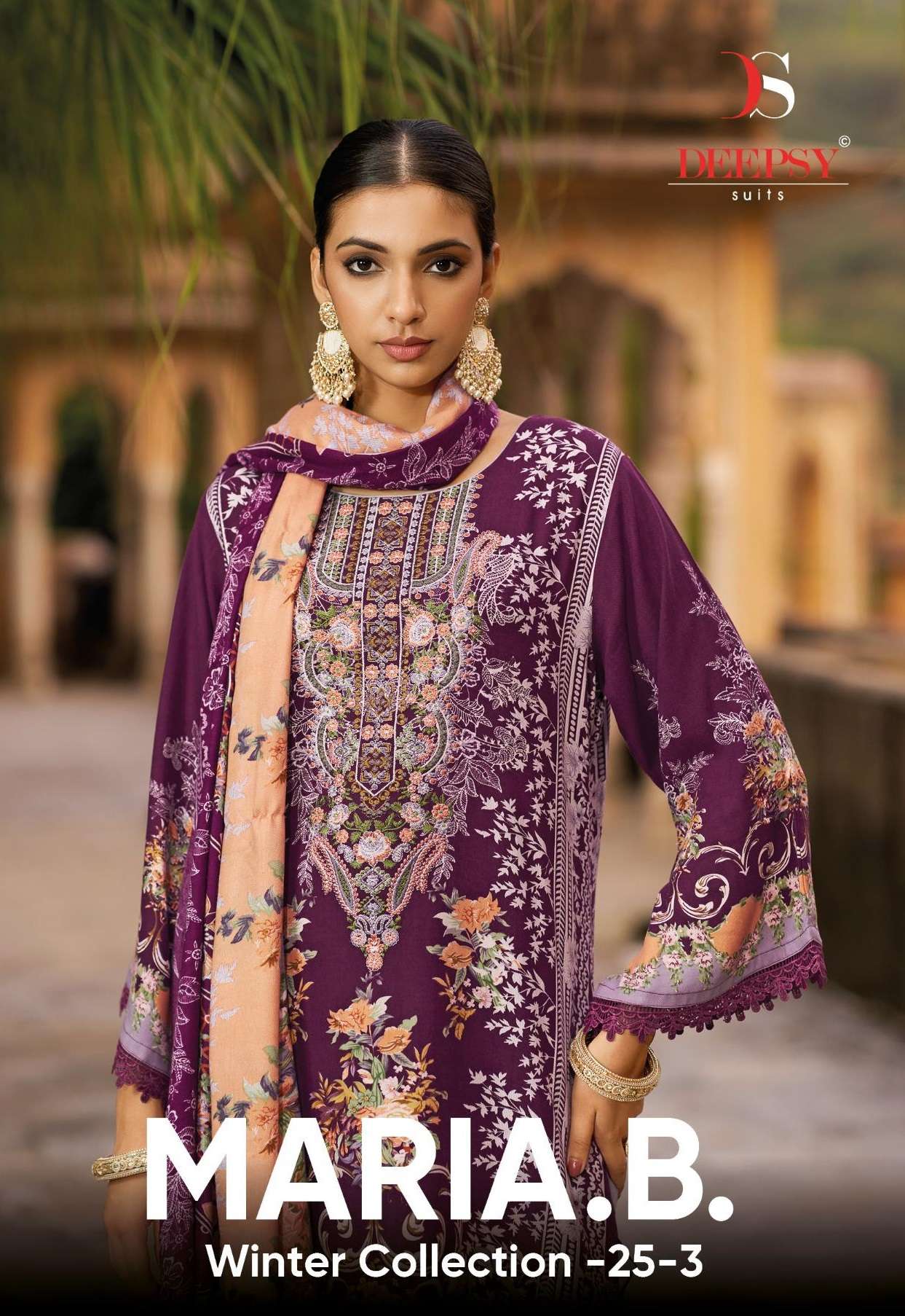 DEEPSY SUITS MARIA B WINTER COLLECTION 25 VOL 3 