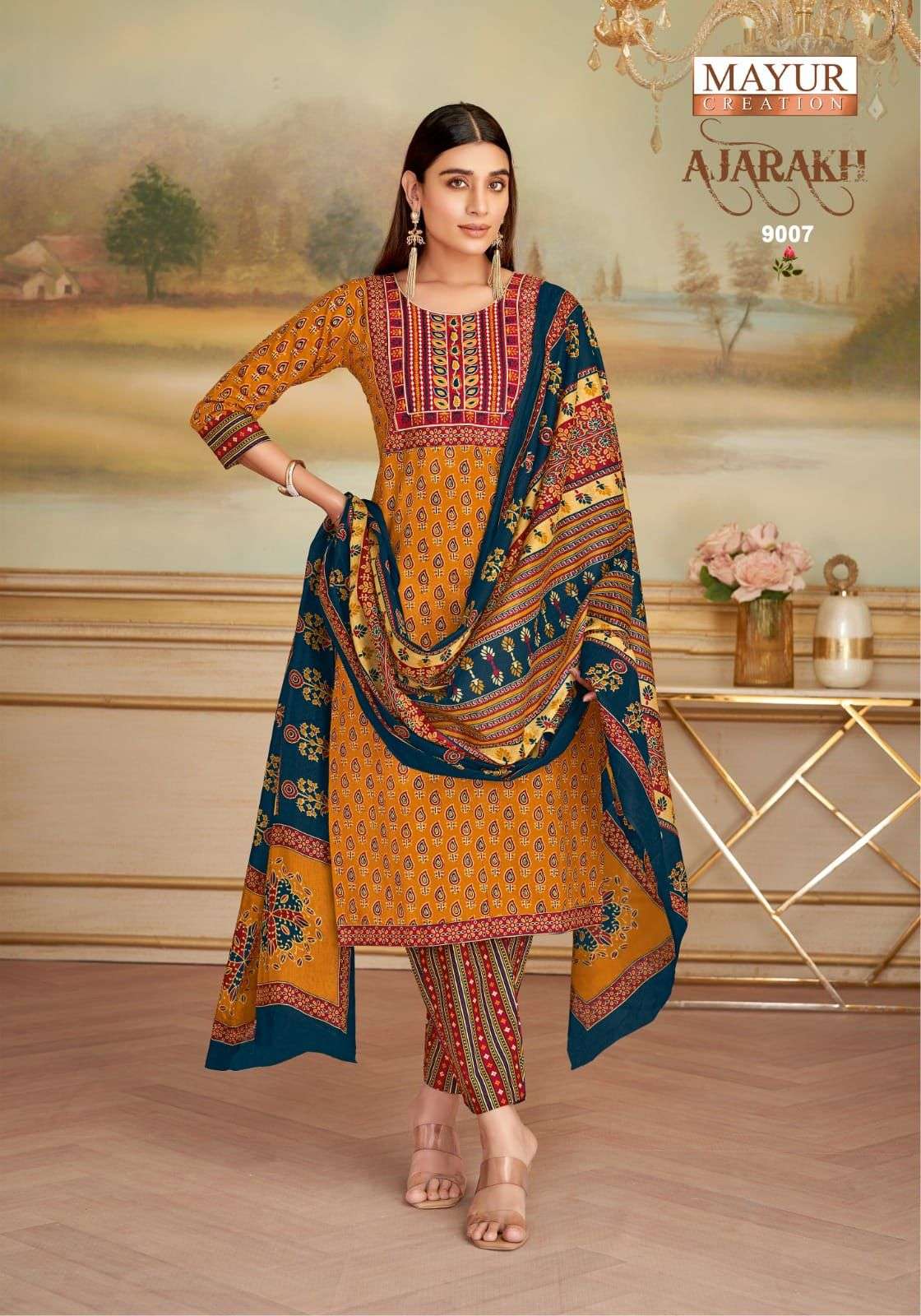 MAYUR CREATION AJARAKH VOL 9 READY MADE COLLECTION