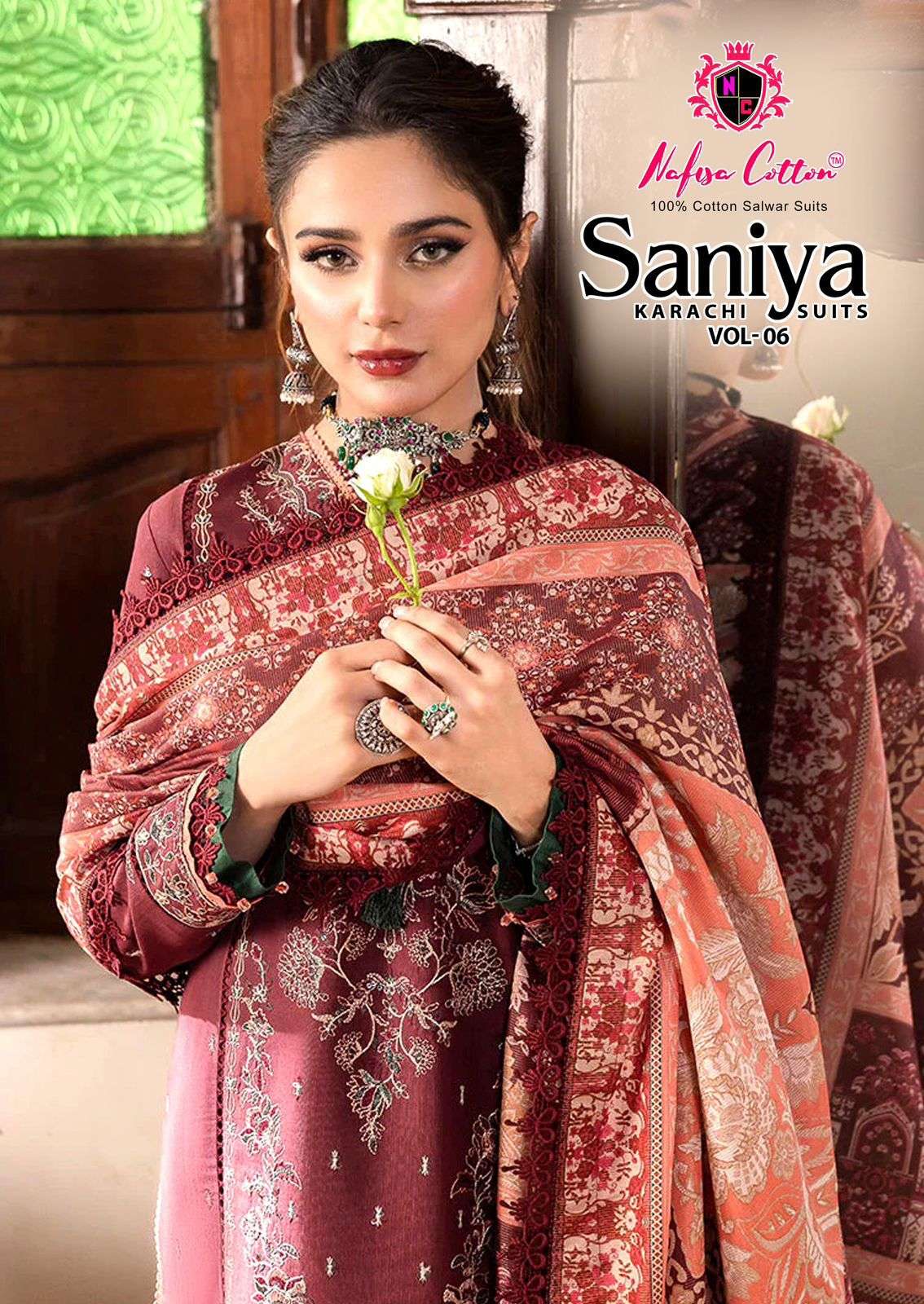 NAFISA COTTON SANIYA KARACHI SUITS VOL 6 