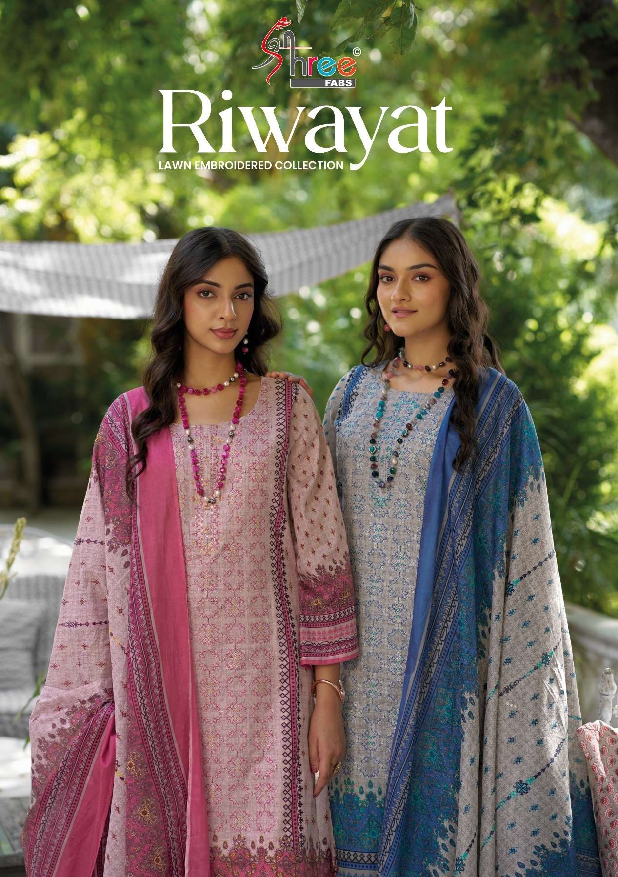 SHREE FABS RIWAYAT LAWN EMBROIDERED COLLECTION 