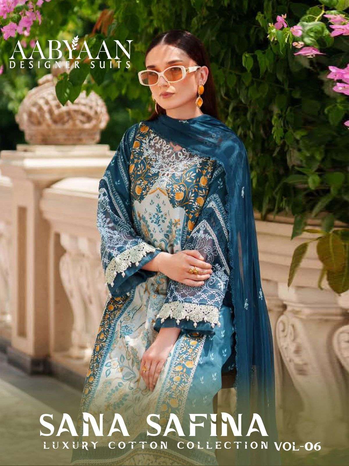 AABYAAN DESIGNER SUIT SANA SAFINA VOL 6