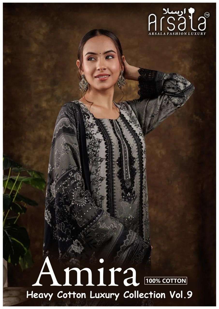 ARSALA FASHION AMIRA HEAVY COTTON LUXURY COLLECTION VOL 9