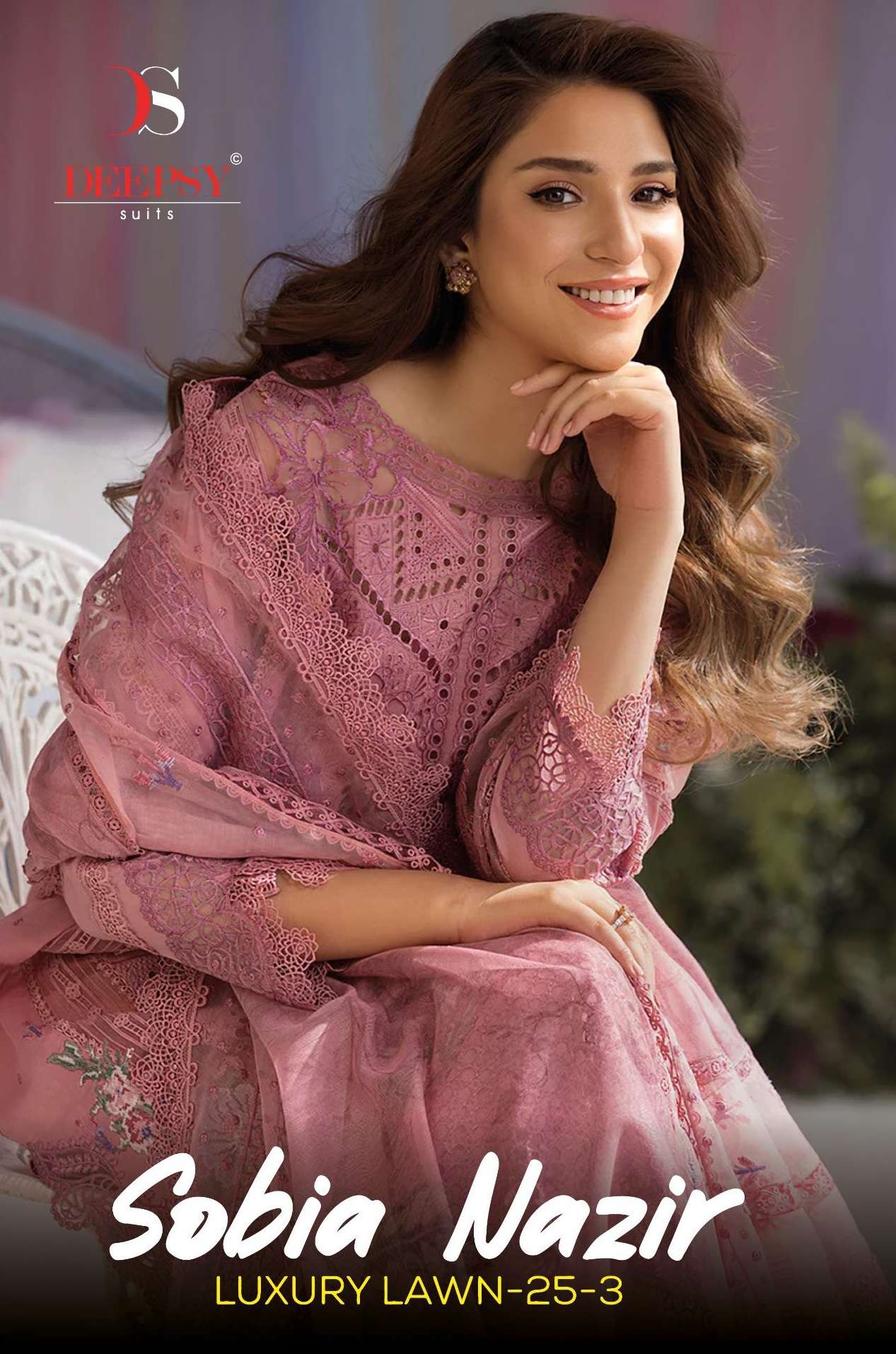 DEEPSY SUITS SOBIA NAZIR LUXURY LAWN 25 VOL 3