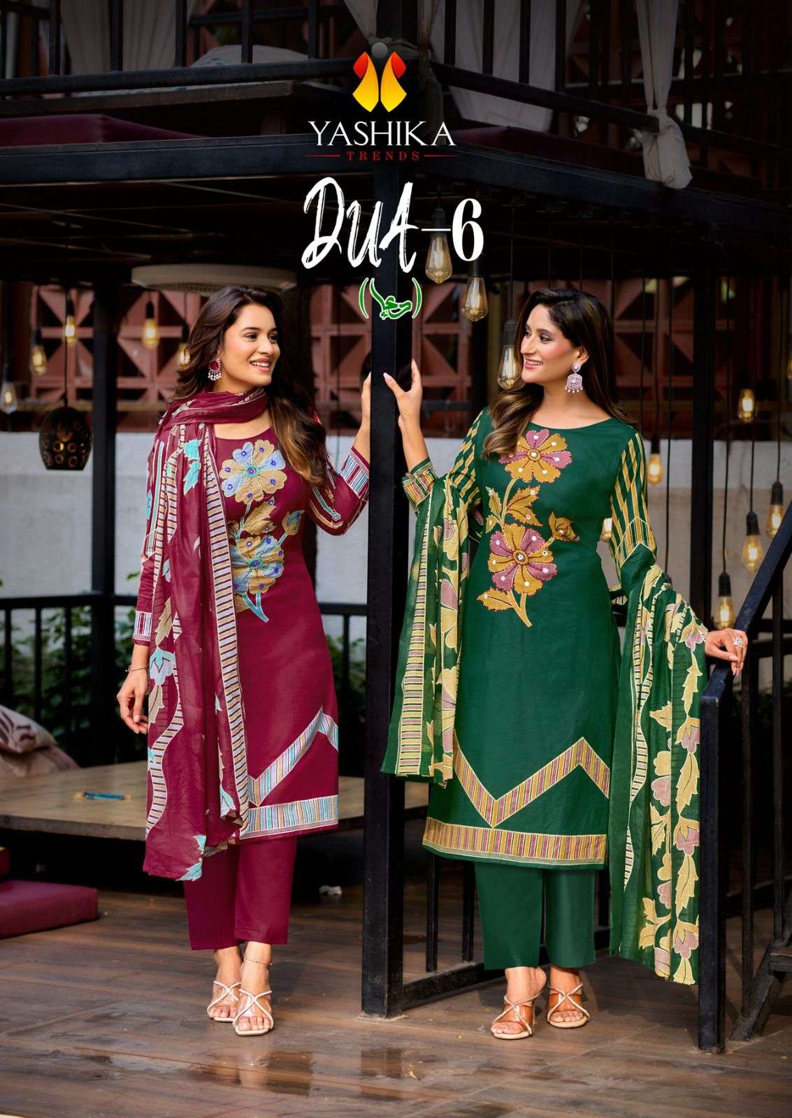 YASHIKA TRENDS DUA VOL 6 COTTON DIGITAL PRINTED SUIT