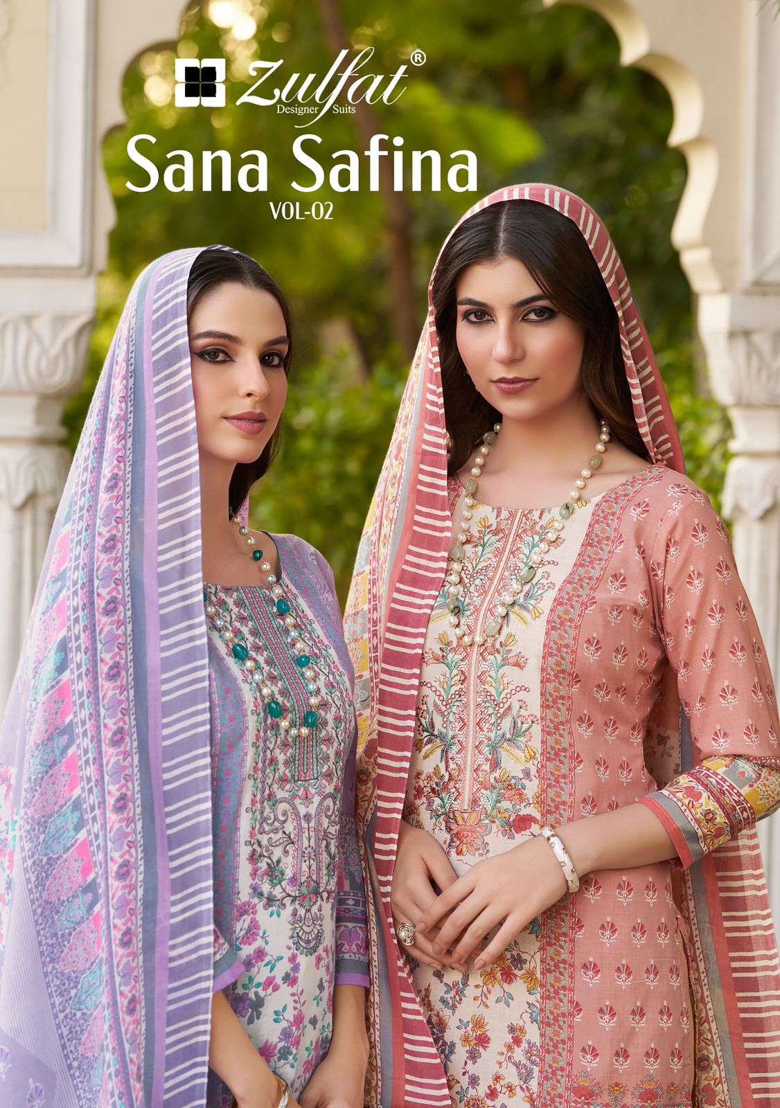 ZULFAT DESIGNER SUITS SANA SAFINA VOL 2 NEW COL