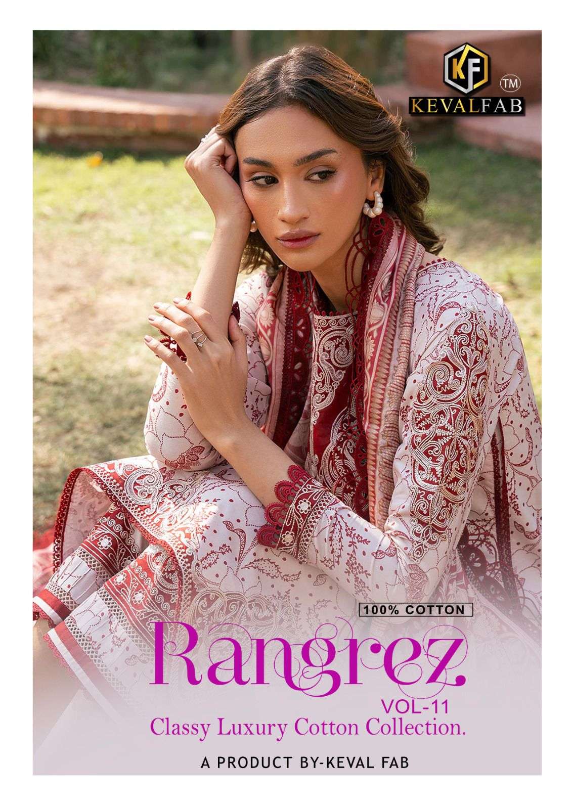 KEVAL FAB RANGREZ VOL 11 COTTON DIGITAL PRINTS SALWAR SUIT
