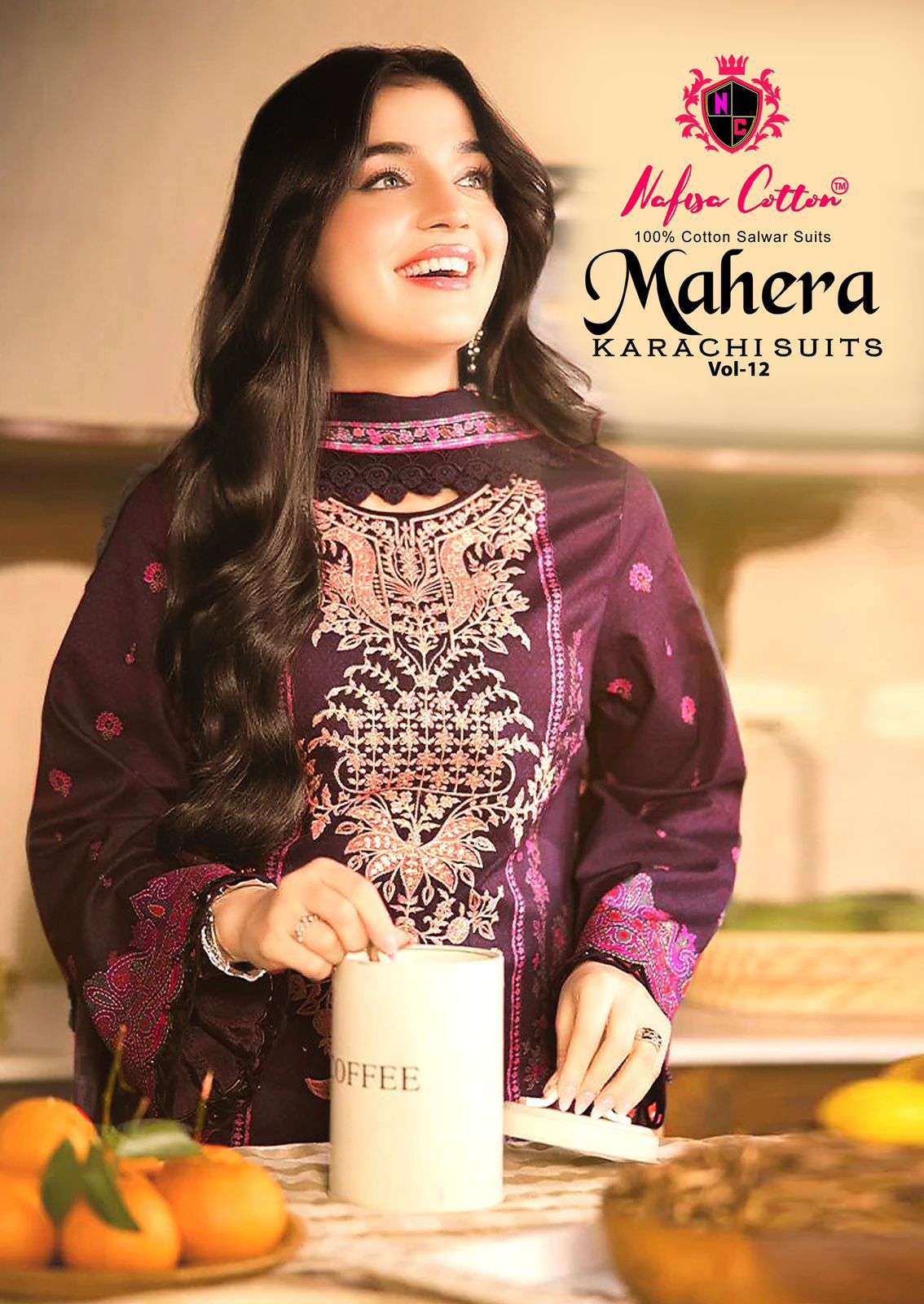 NAFISA COTTON MAHERA KARACHI SUITS VOL 12