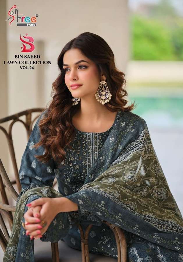 SHREE FABS BIN SAEED LAWN COLLECTION VOL 24 