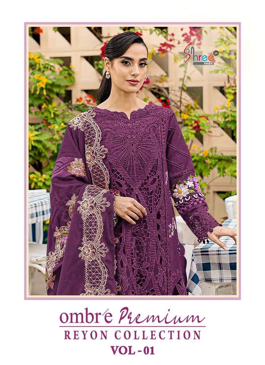 SHREE FABS OMBRE PREMIUM RAYON COLLECTION VOL 1