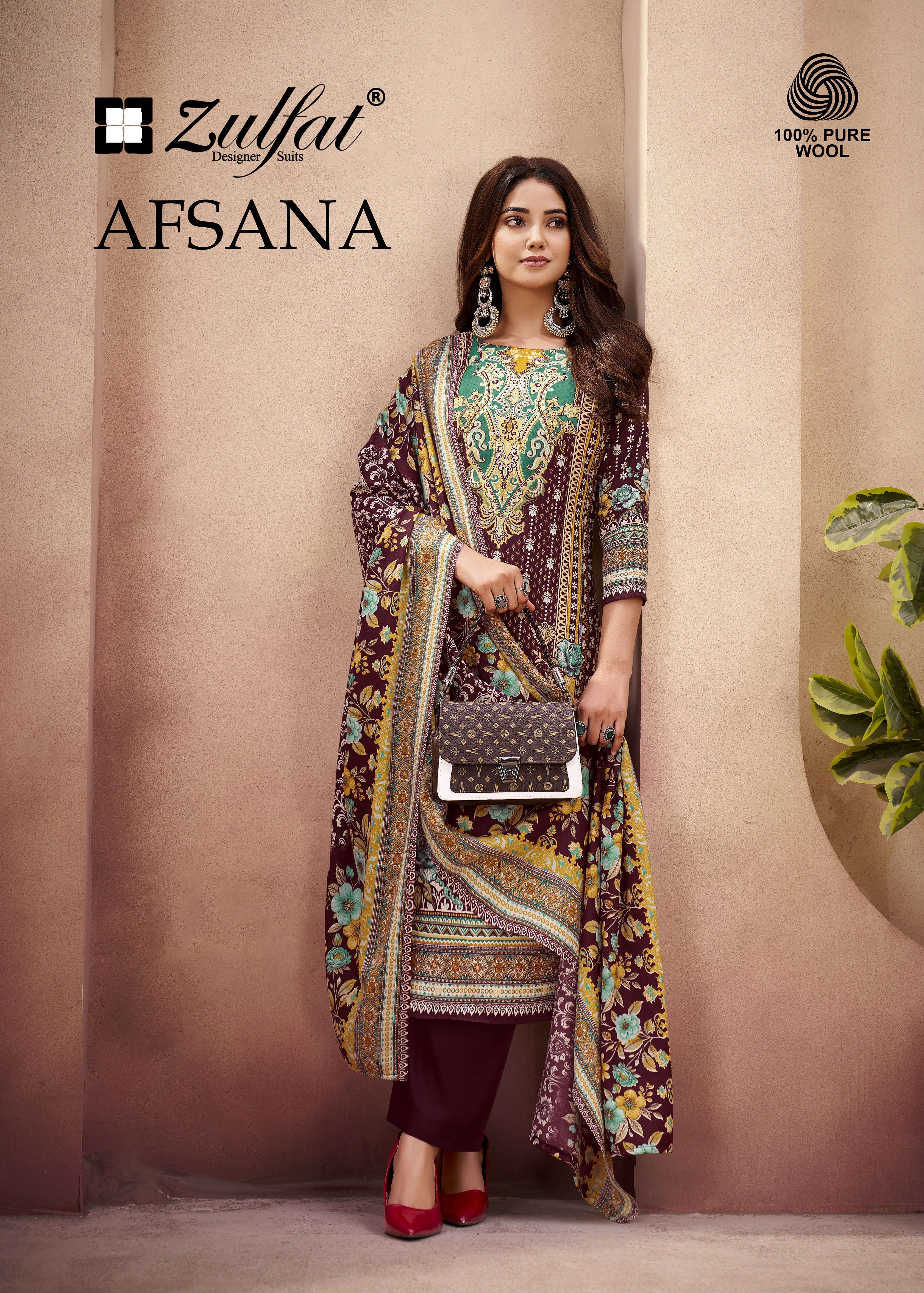 ZULFAT DESIGNER SUITS AFSANA 
