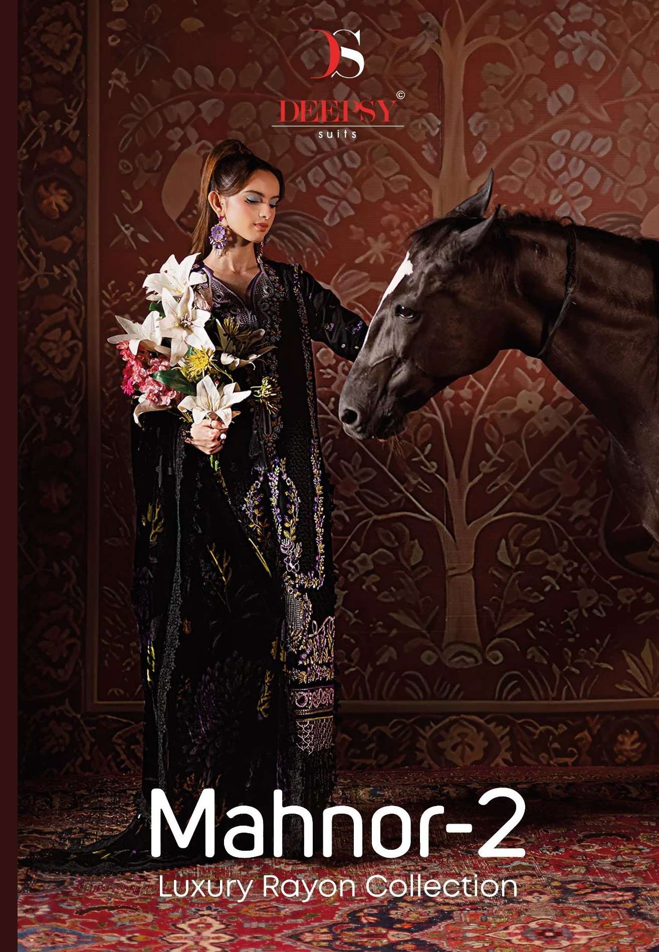 DEEPSY SUITS MAHNOR VOL 2 RAYON COTTON EMBROIDERY DESIGNER PAKISTANI SUIT