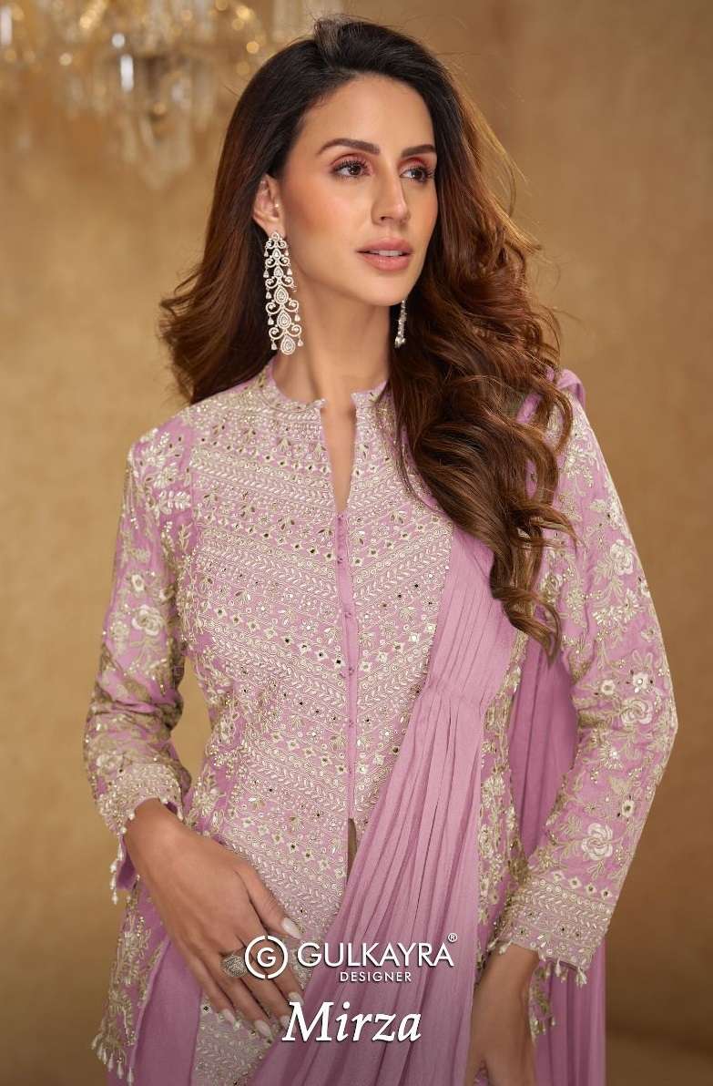 GULKAYRA DESIGNER MIRZA HEAVY BEAUTIFUL DESIGNER PARTY WEAR LADIES DRESS